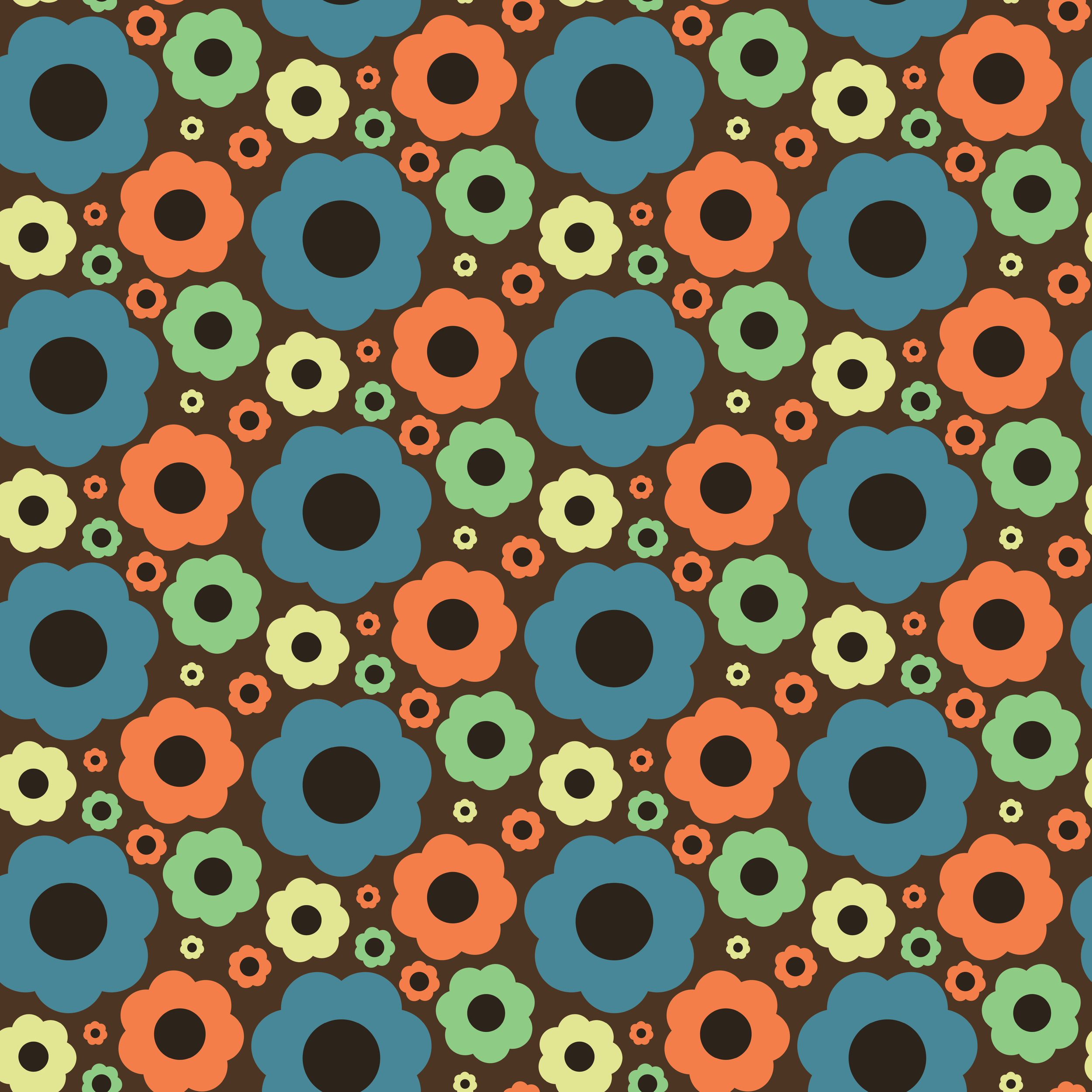 A floral pattern.