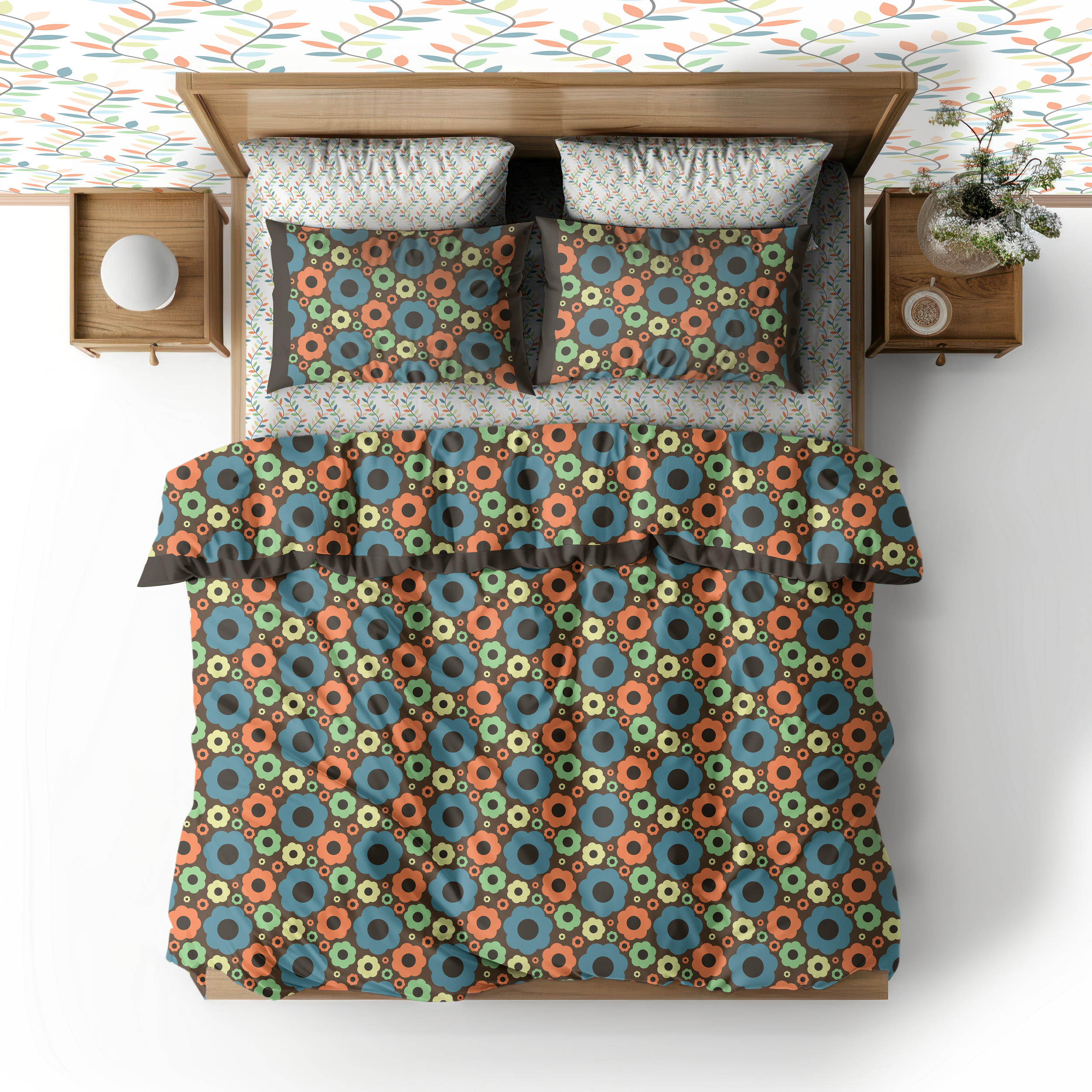 A mockup of how the patterns may be used in application.