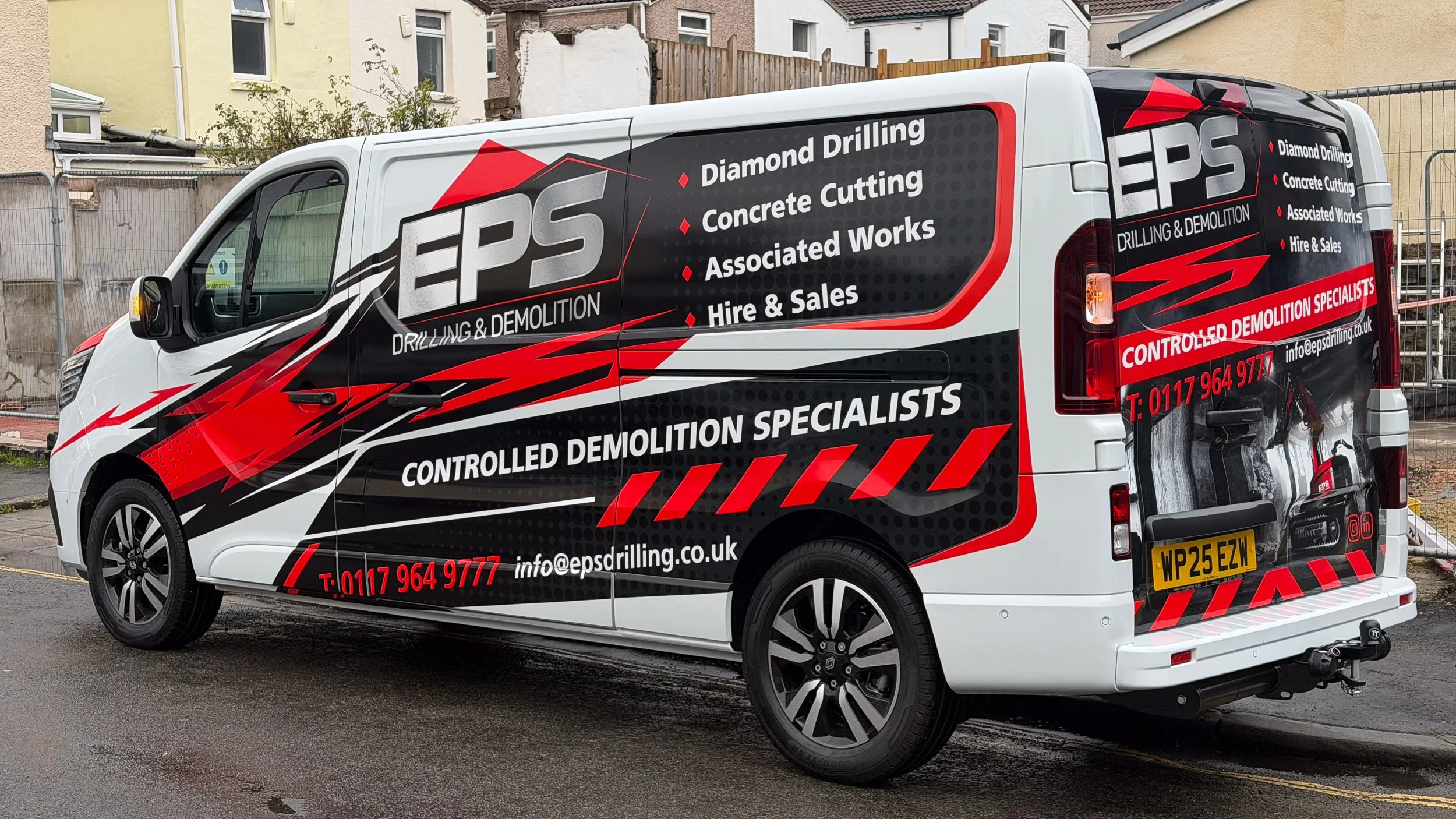 EPS Drilling & Demolition custom designed partial wrap