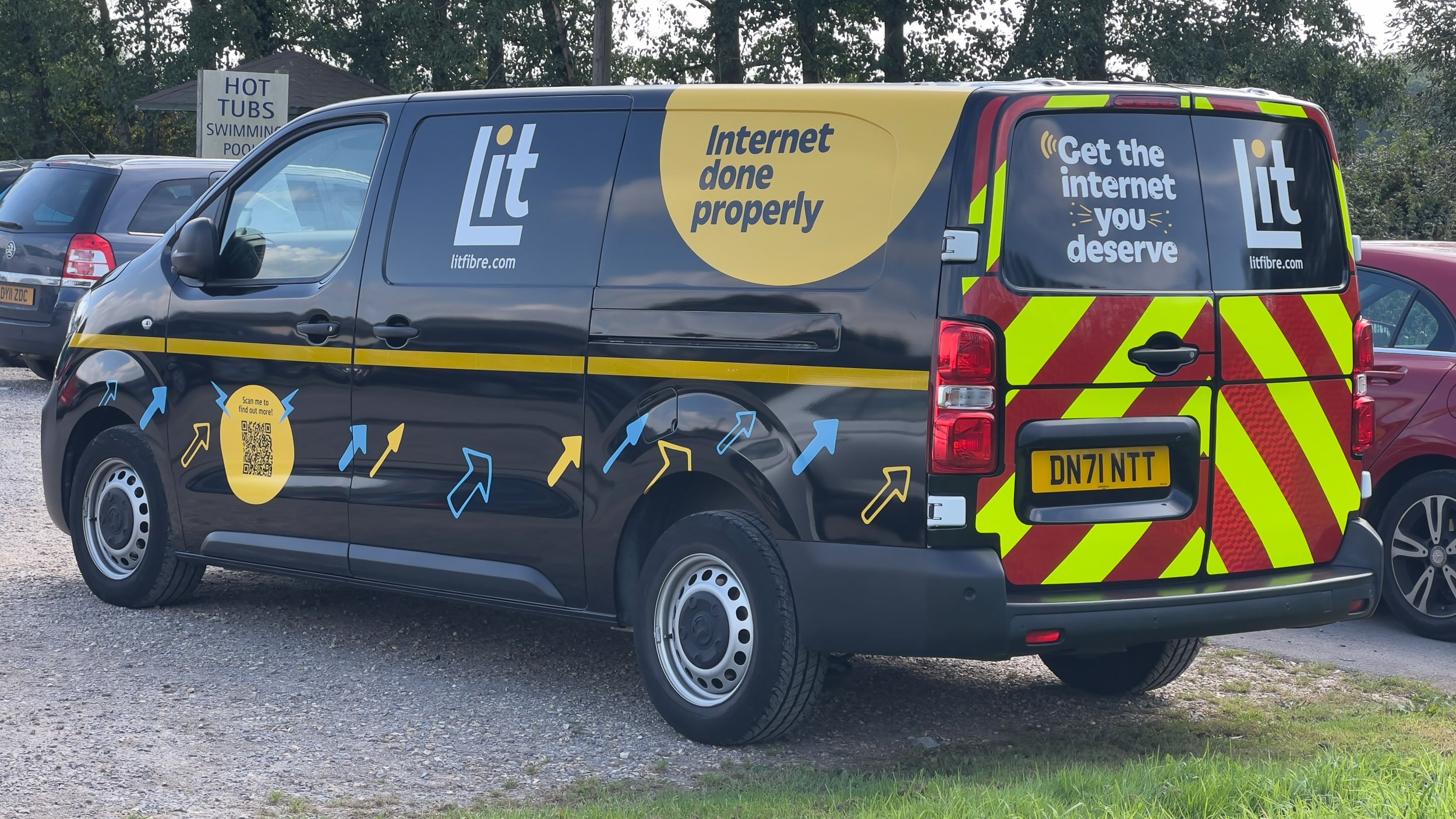 Full fleet colour change wrap with graphics