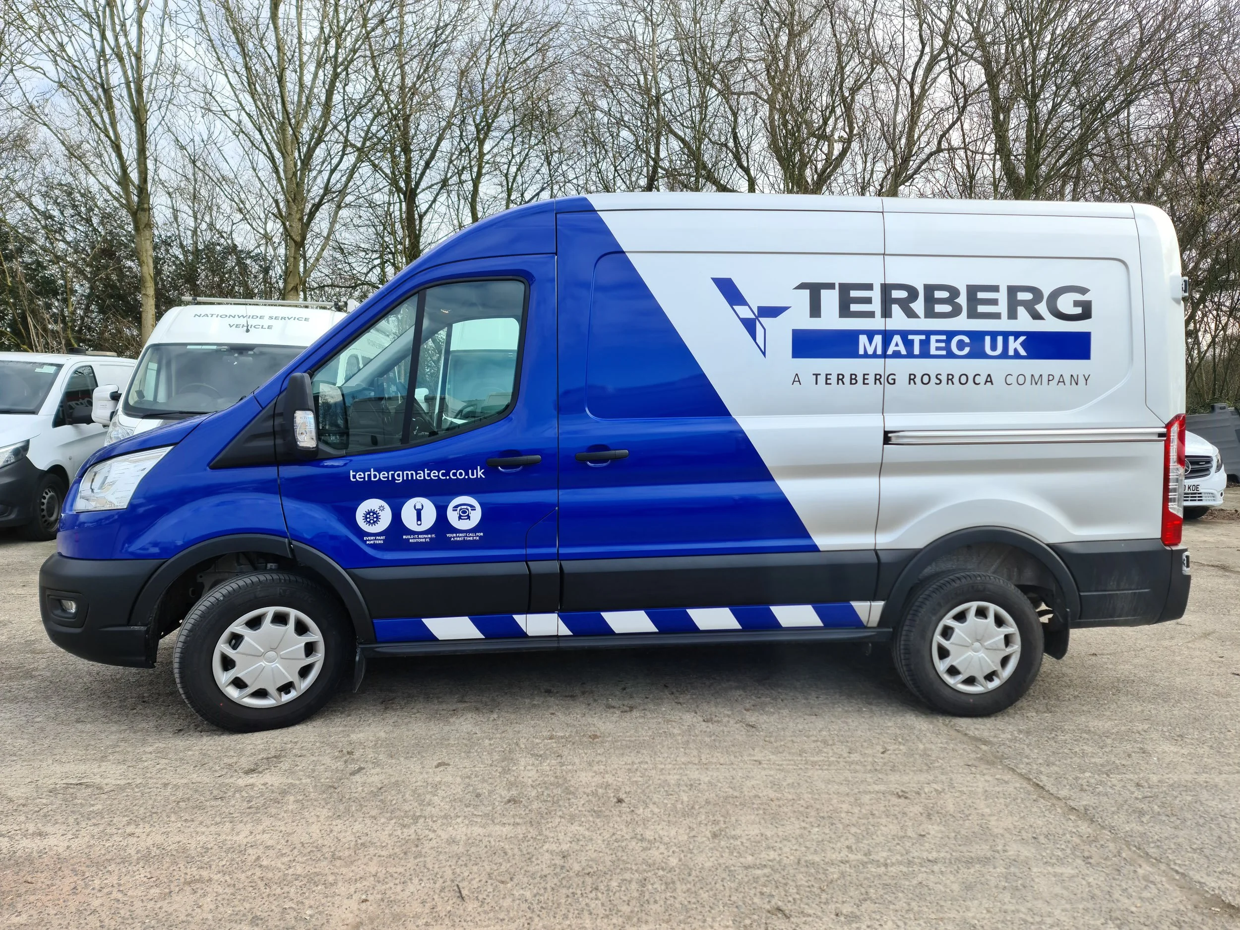 ford transit wrap with reflective graphics