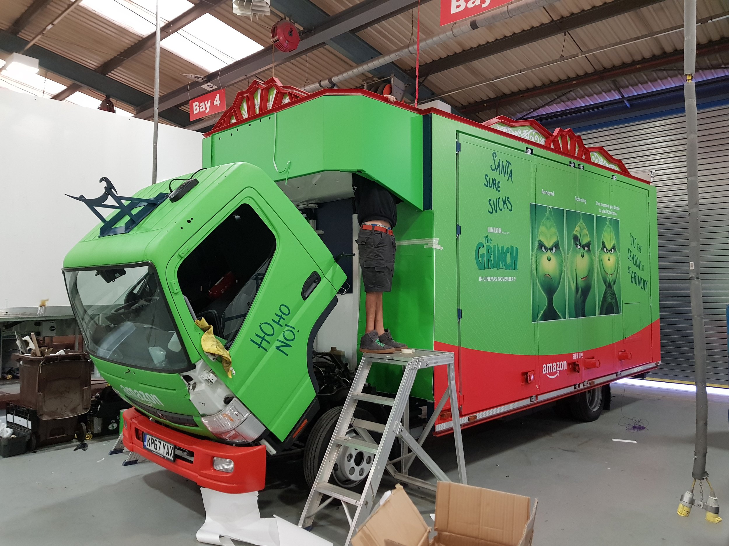 Amazon Treasure truck Wrapped by ZEST Graphics