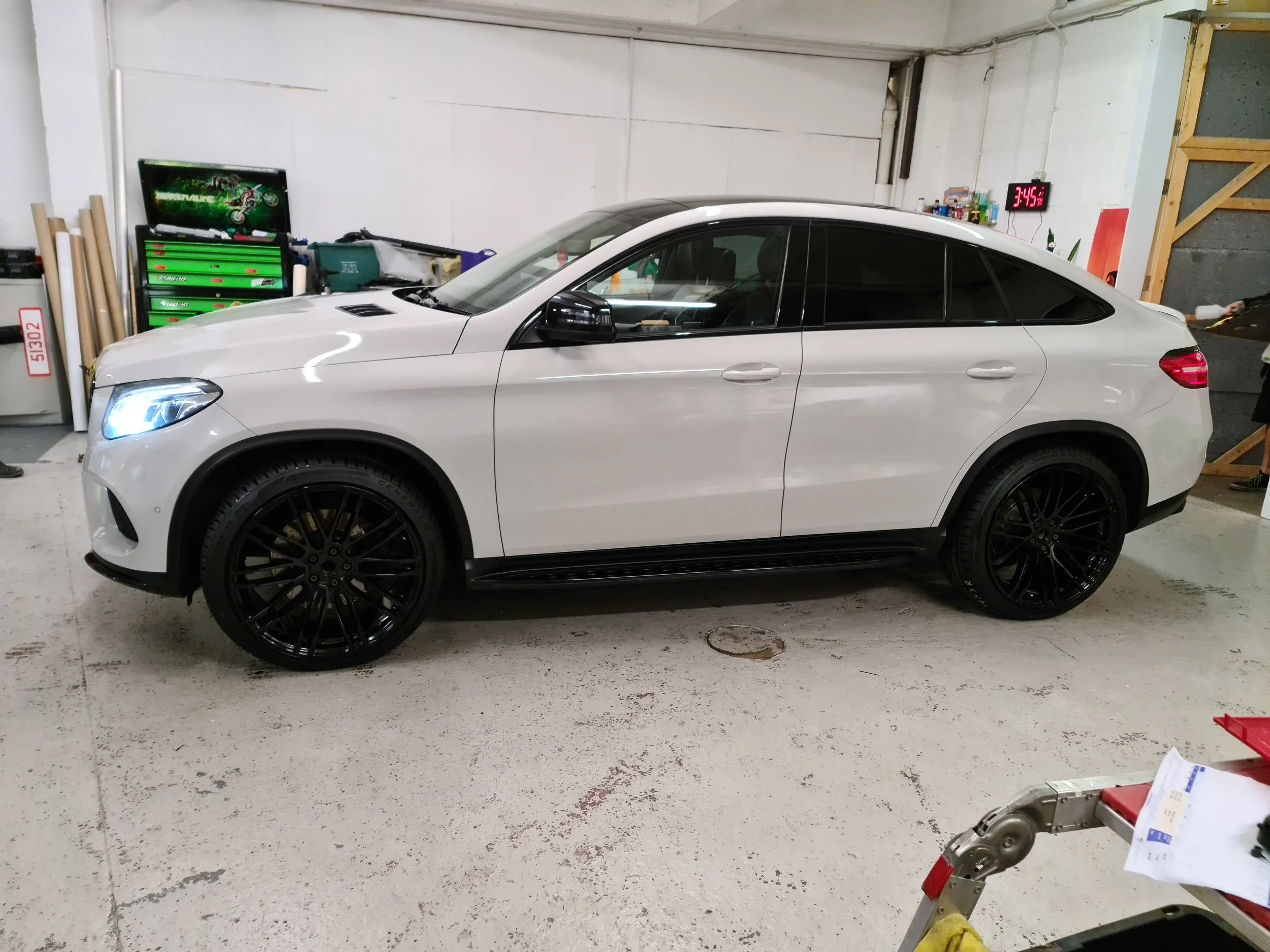 BMW pearl grey full wrap