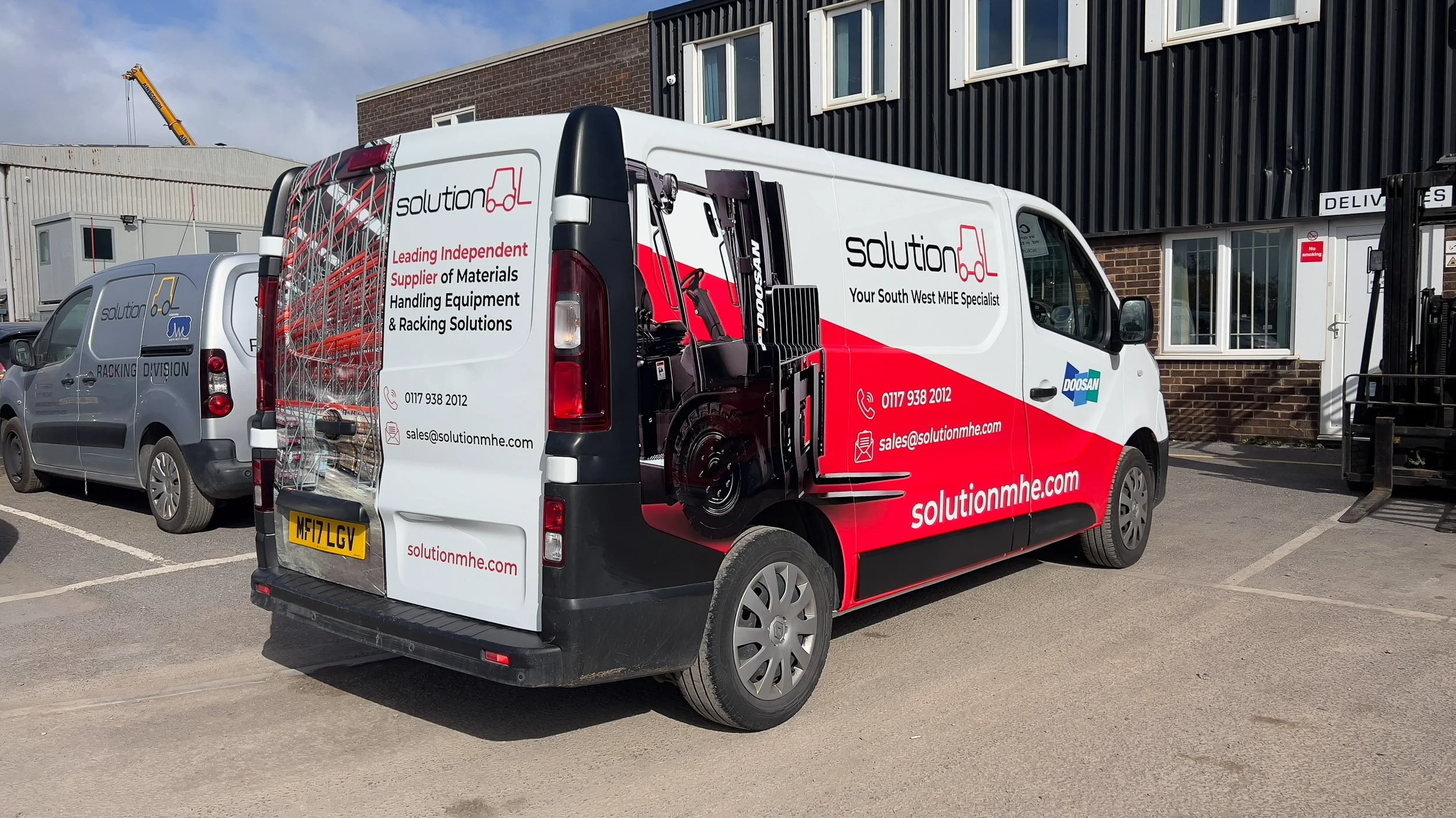 partial van wrap