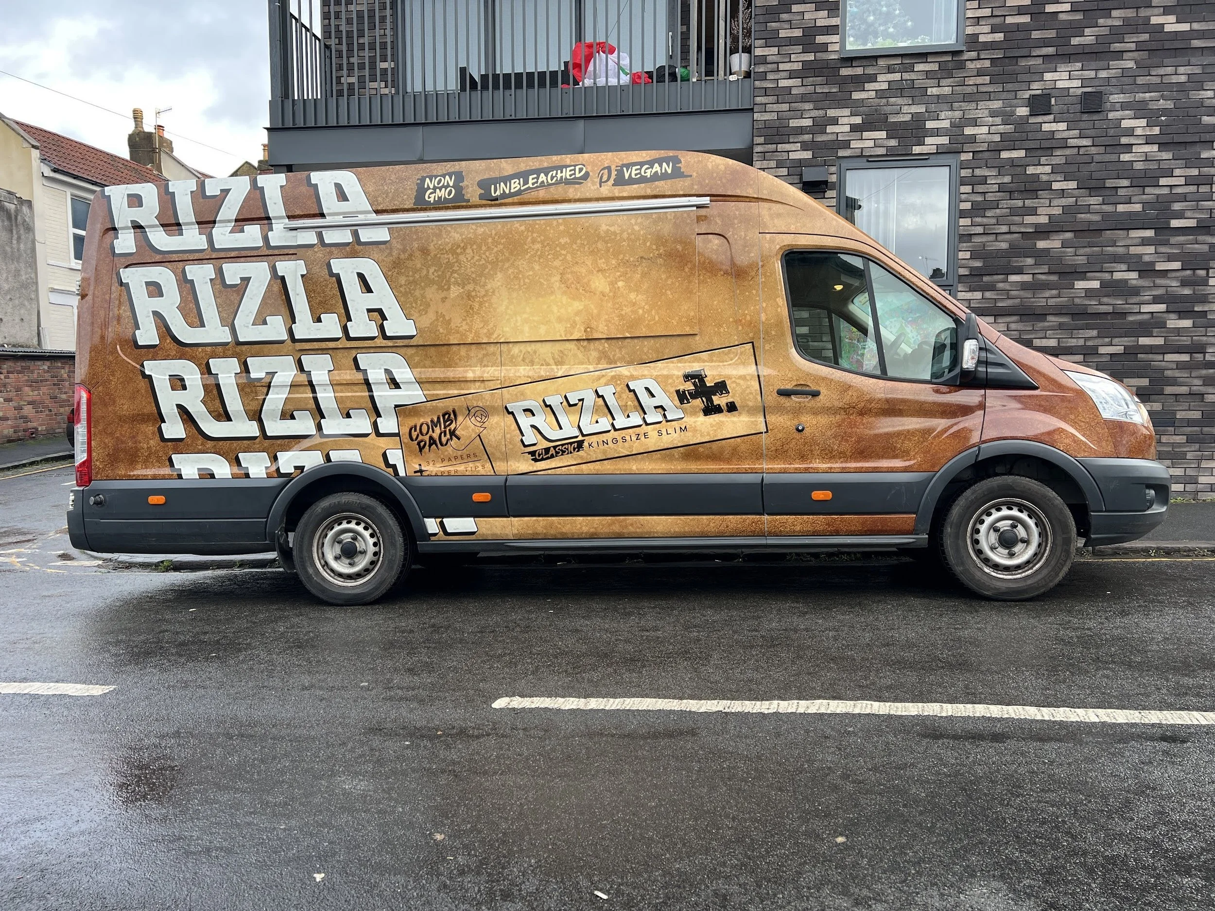 Rizla transit van full wrap 