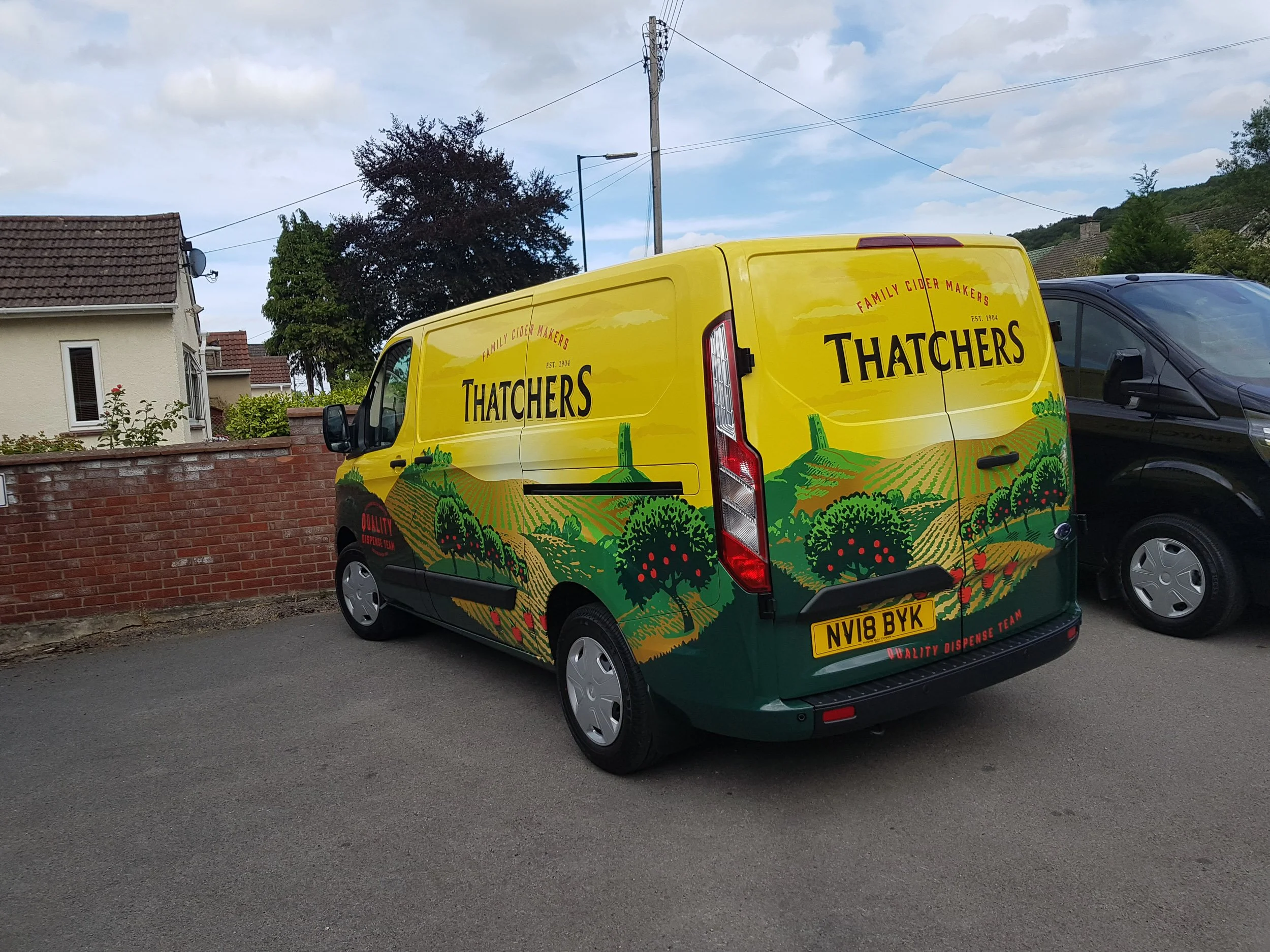 Thatchers van wrap