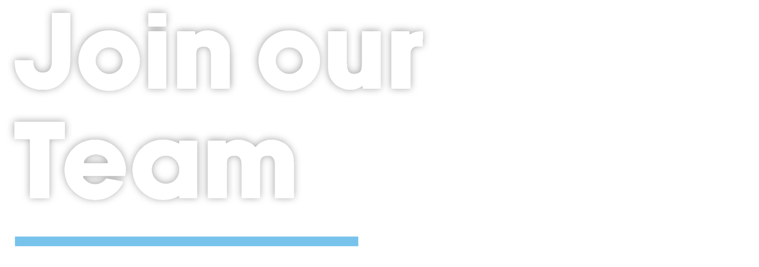 Join our Team Header
