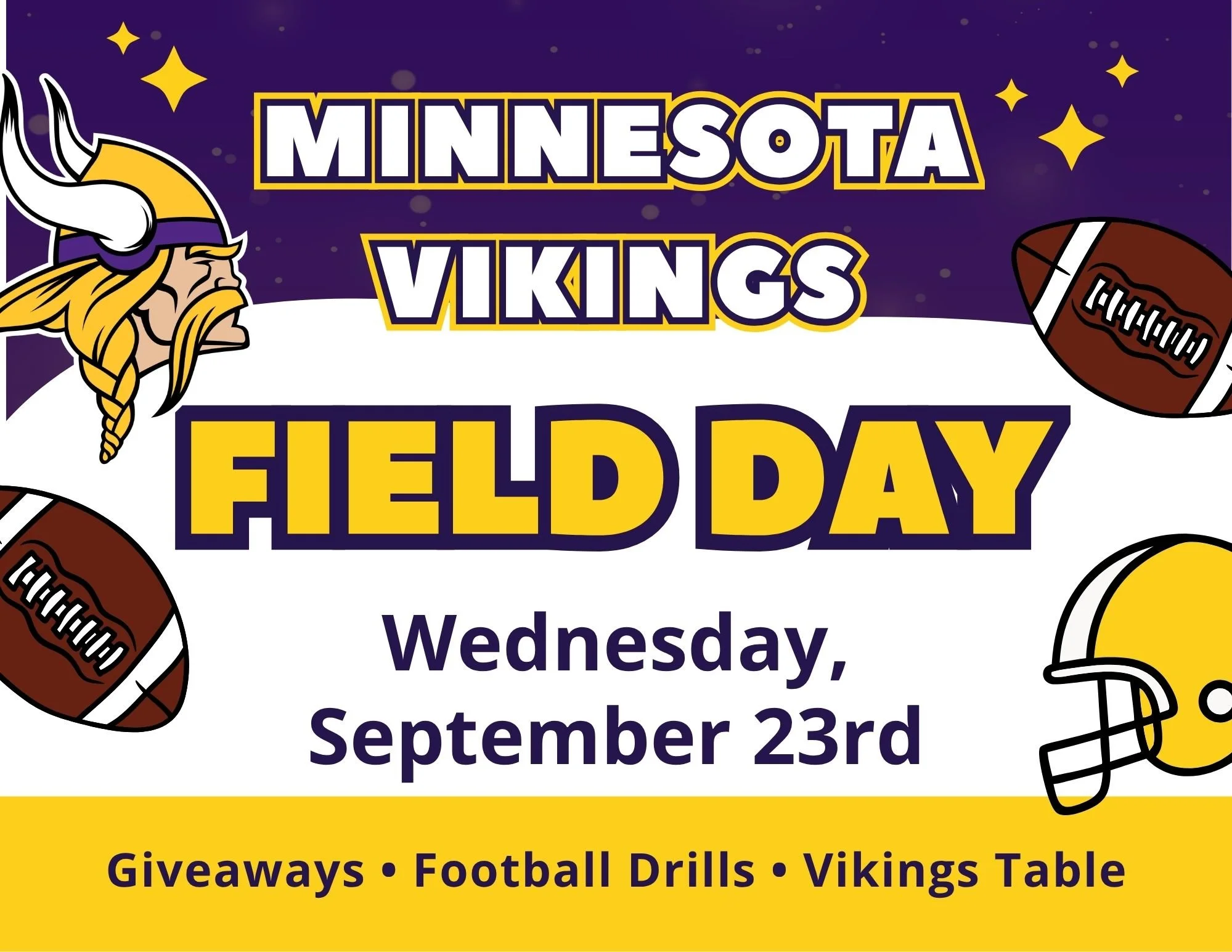 MN Vikings Field Day