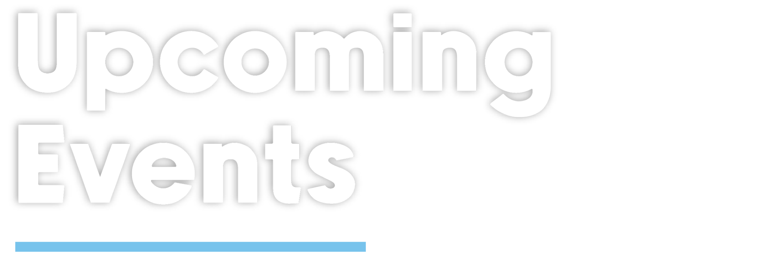 Upcoming Events Header