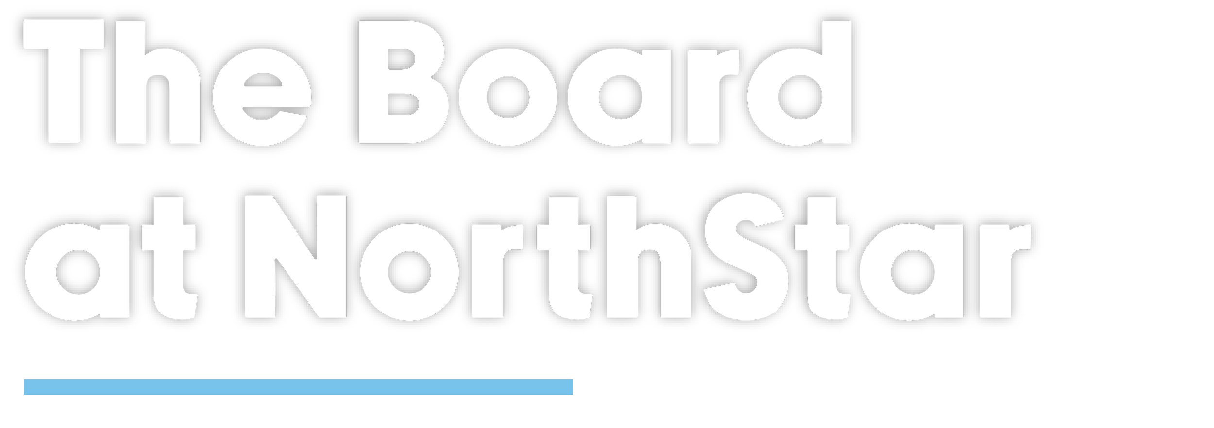 The Board at NorthStar Header