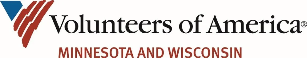 Volunteers of America logo with text indicating Minnesota and Wisconsin