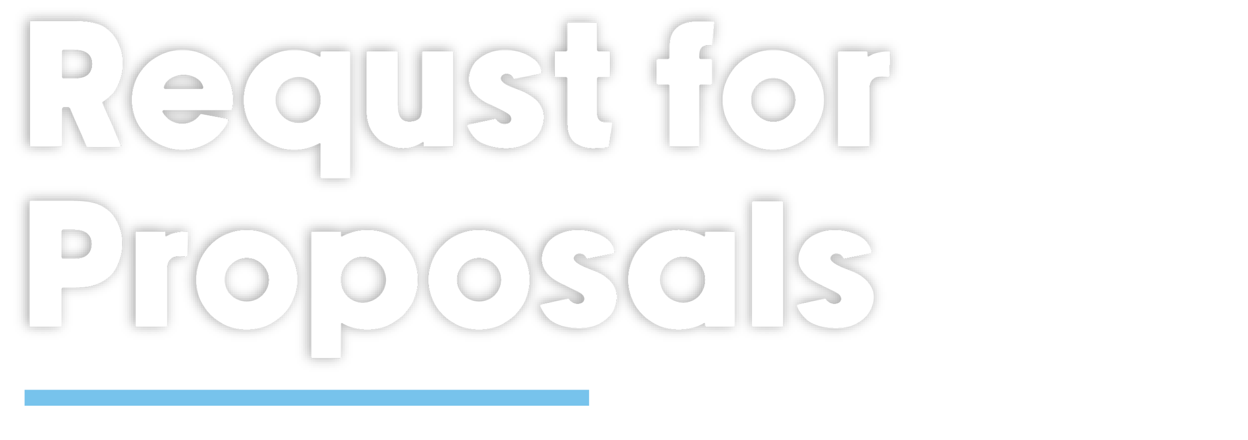 Request for Proposals Header
