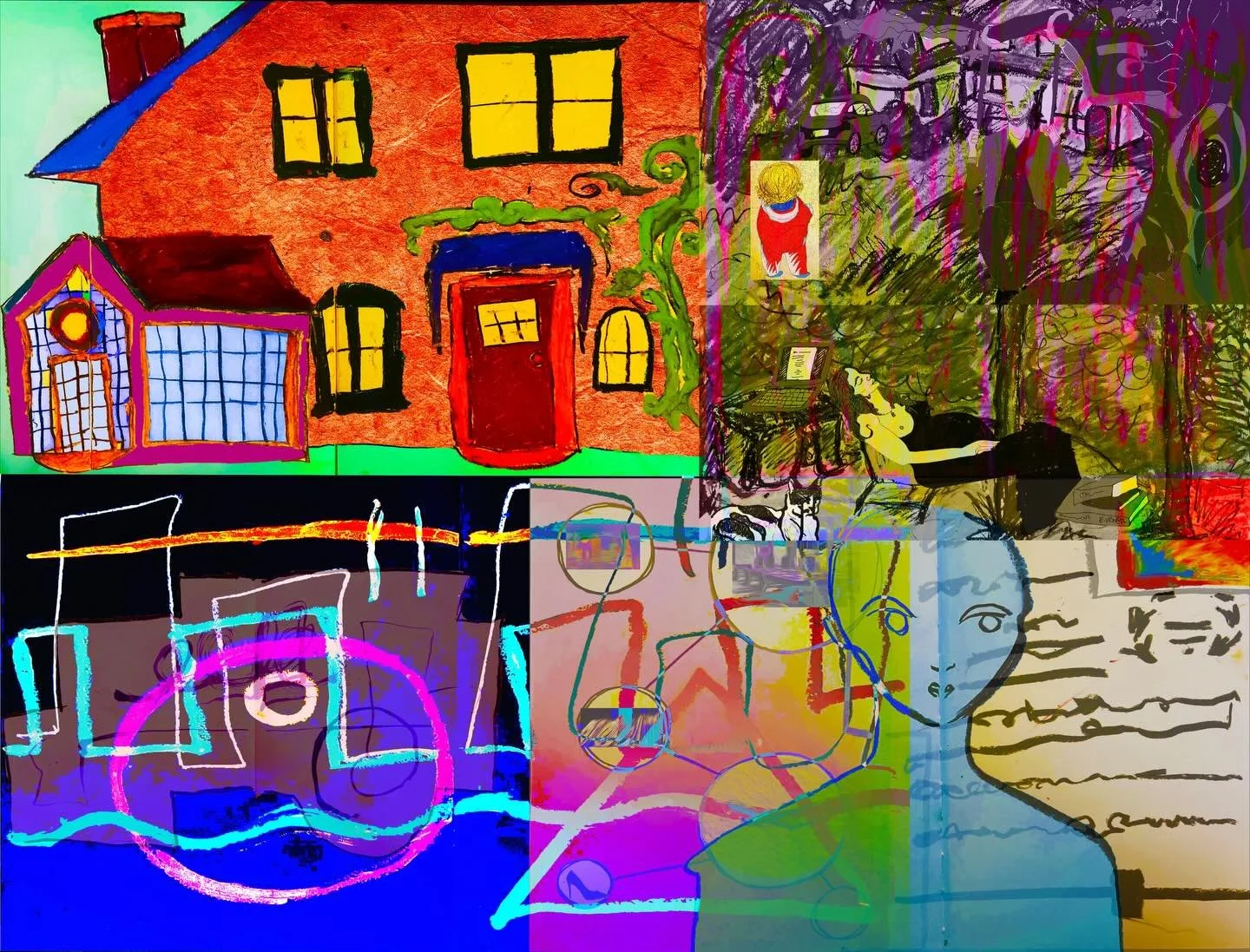 I made a vision board from 2026 of what I want my own foreseeable future to look like. This highly personal canvas is something that is taking some courage to share. A mixture of precision detail and abstract, as all dreams of our desires are 🌺
-
-
