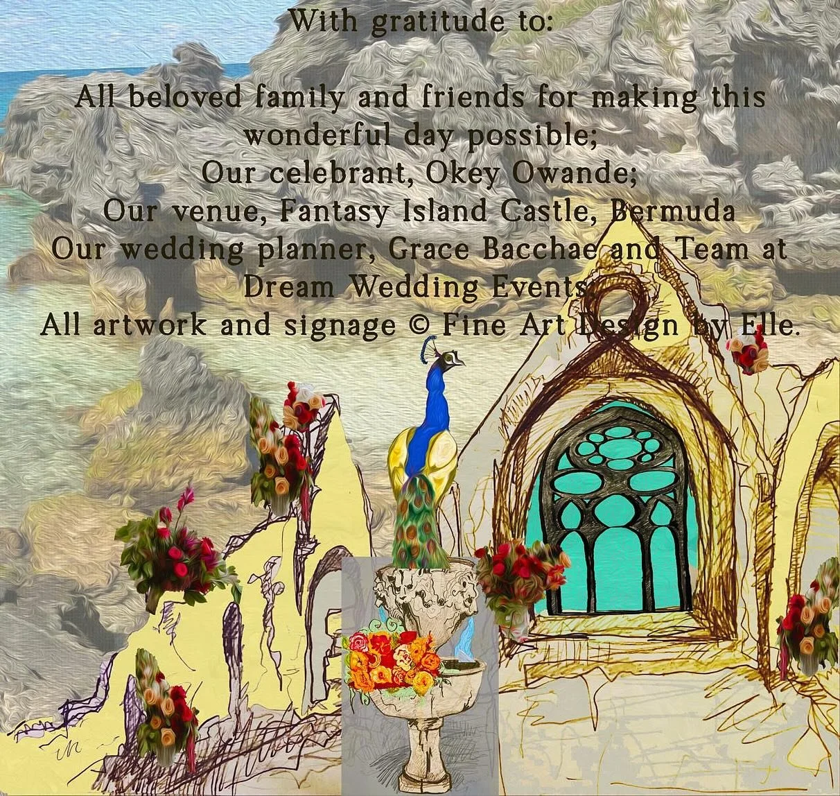 A design portfolio selection from my new business, Fine Art Design by Elle. These are all samples from fictional wedding programmes. Want to see more? Head over to @ellefineartdesign 🦚
-
-
#art #fineart #fineartdesign #illustration #wedding #wedding