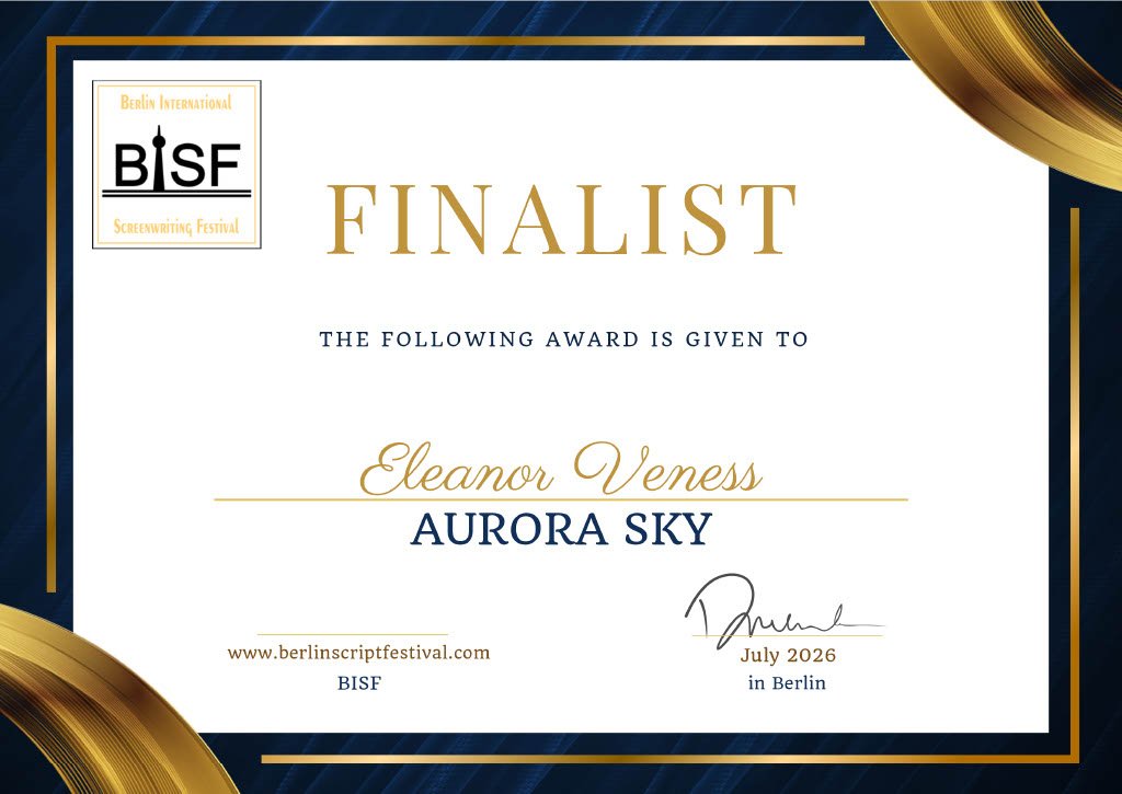 Finalist Diploma: Berlin International Screenwriting Festival 2026