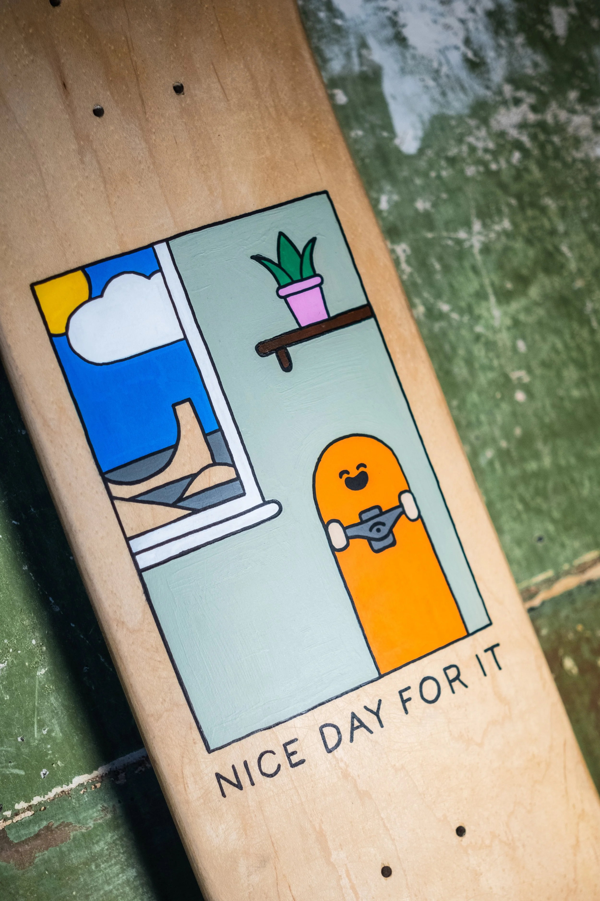 Skate 1/1 Deck