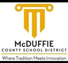 McDuffie County School District logo with the motto 'Where Tradition Meets Innovation'.
