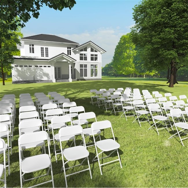 White Folding Chairs