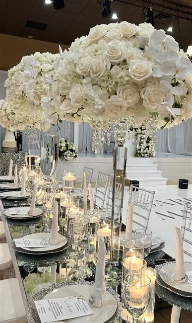 White Rose Luxe Centerpiece