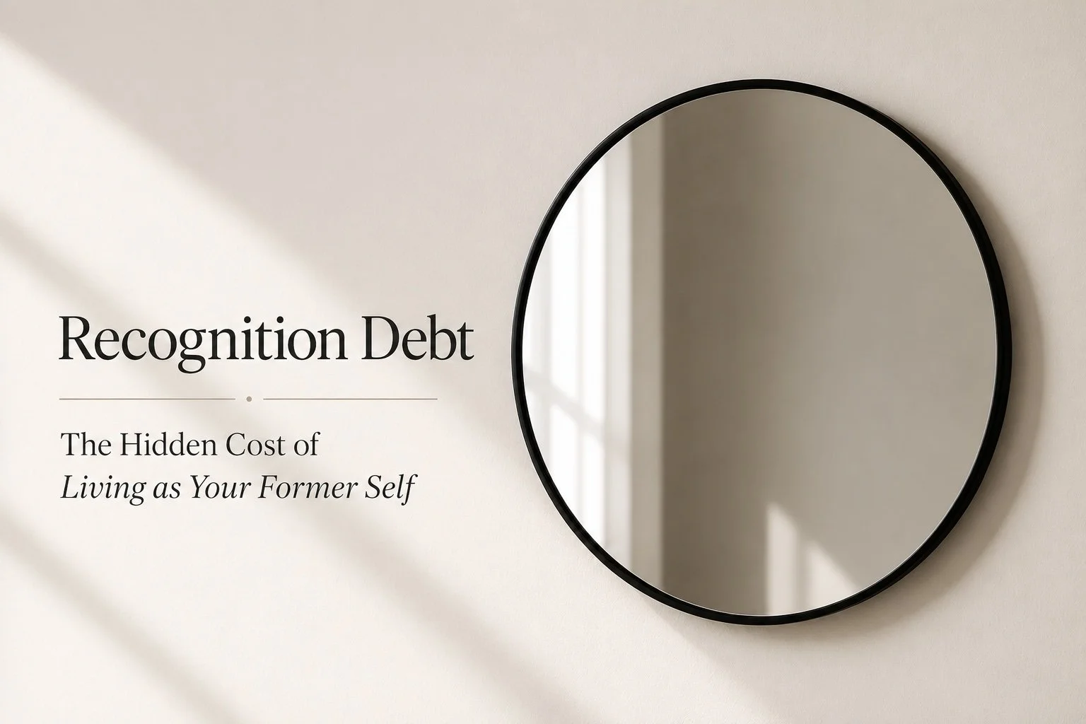 Recognition Debt