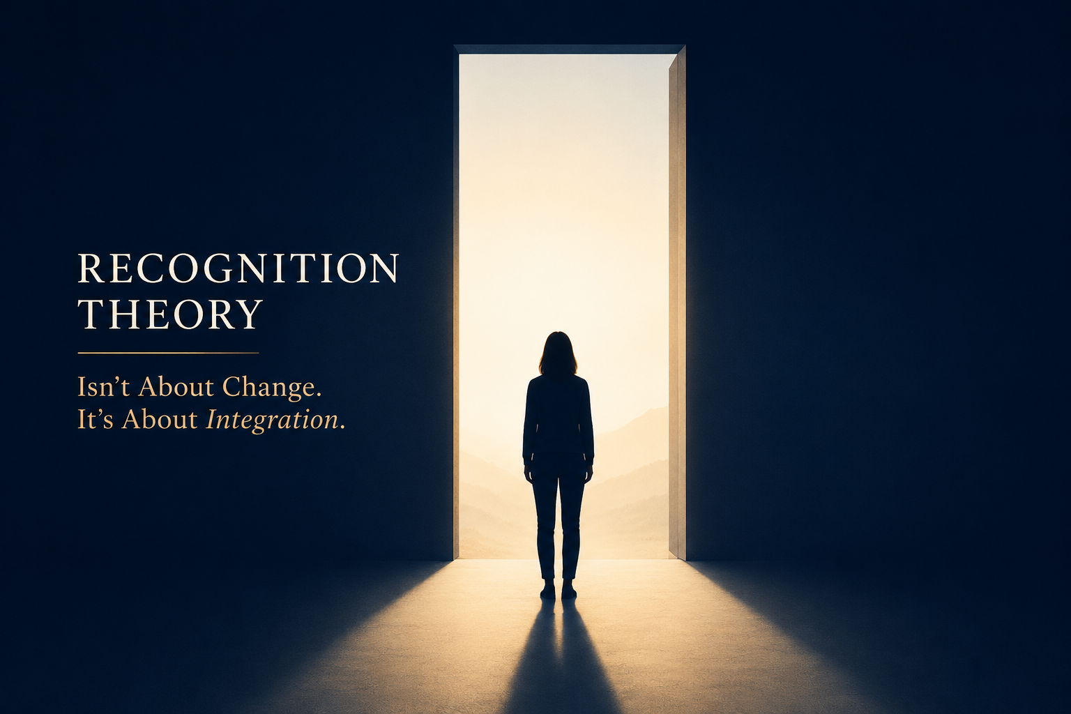 Recognition Theory Isn't About Change. It's About Integration.
