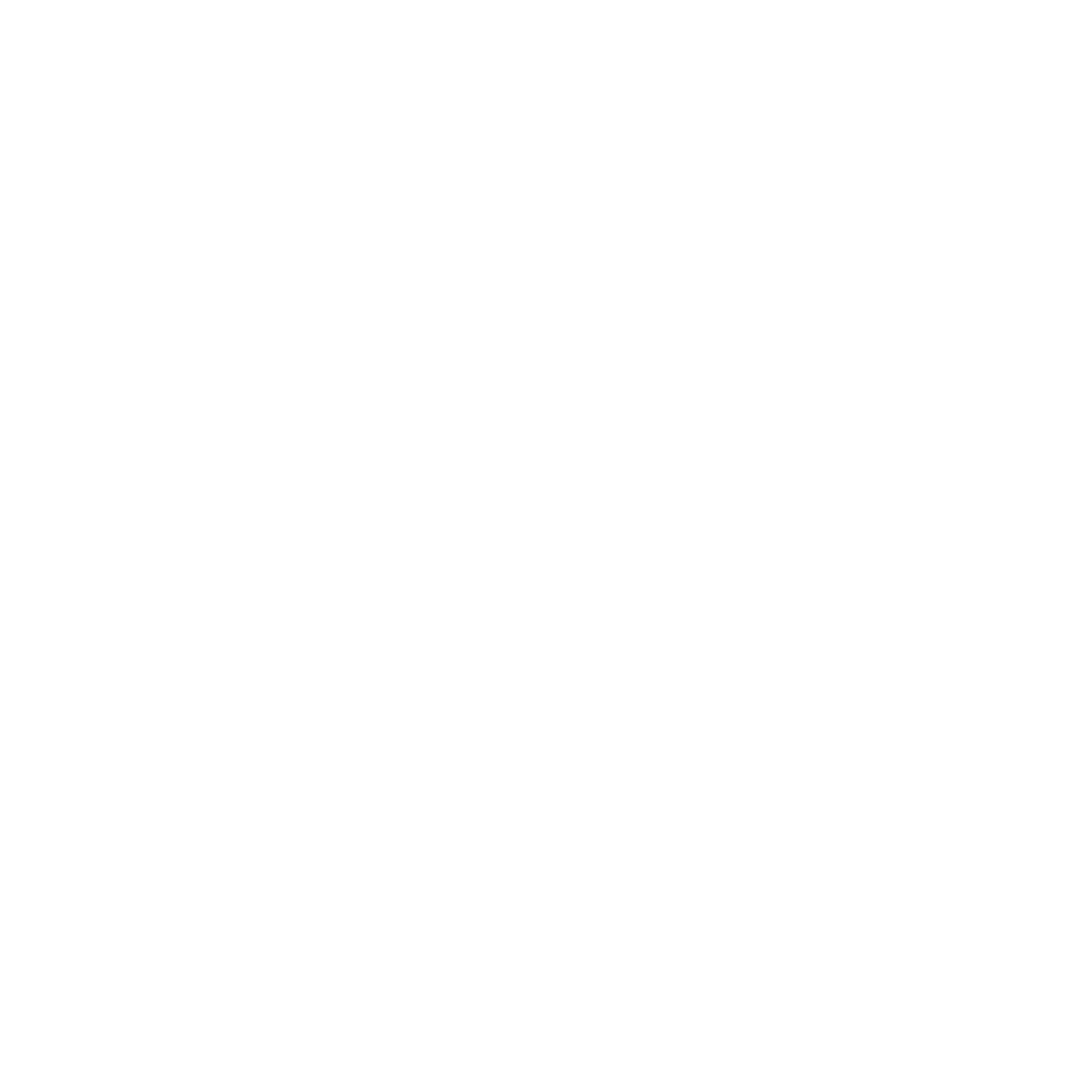 Geometric drawing of an outline square with sections divided by vertical, horizontal, and half circle lines.