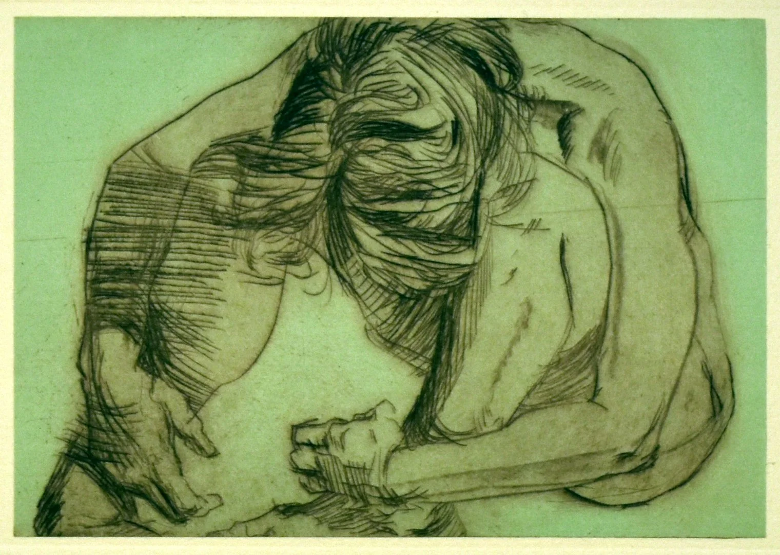 Untitled, 
Etching, 18” x 15”