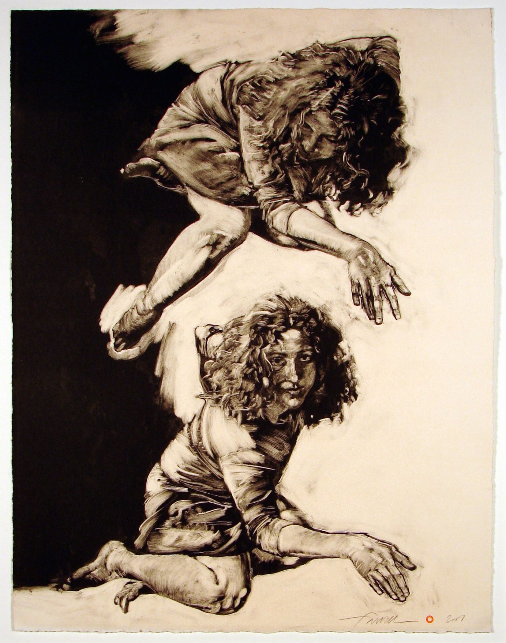 Implied Swivel, 
Monotype, 16 ½” x 12 ¾”, 2007