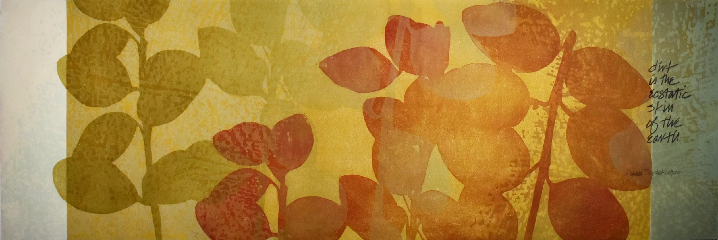 Soil, 
Woodcut, lithograph, 2018