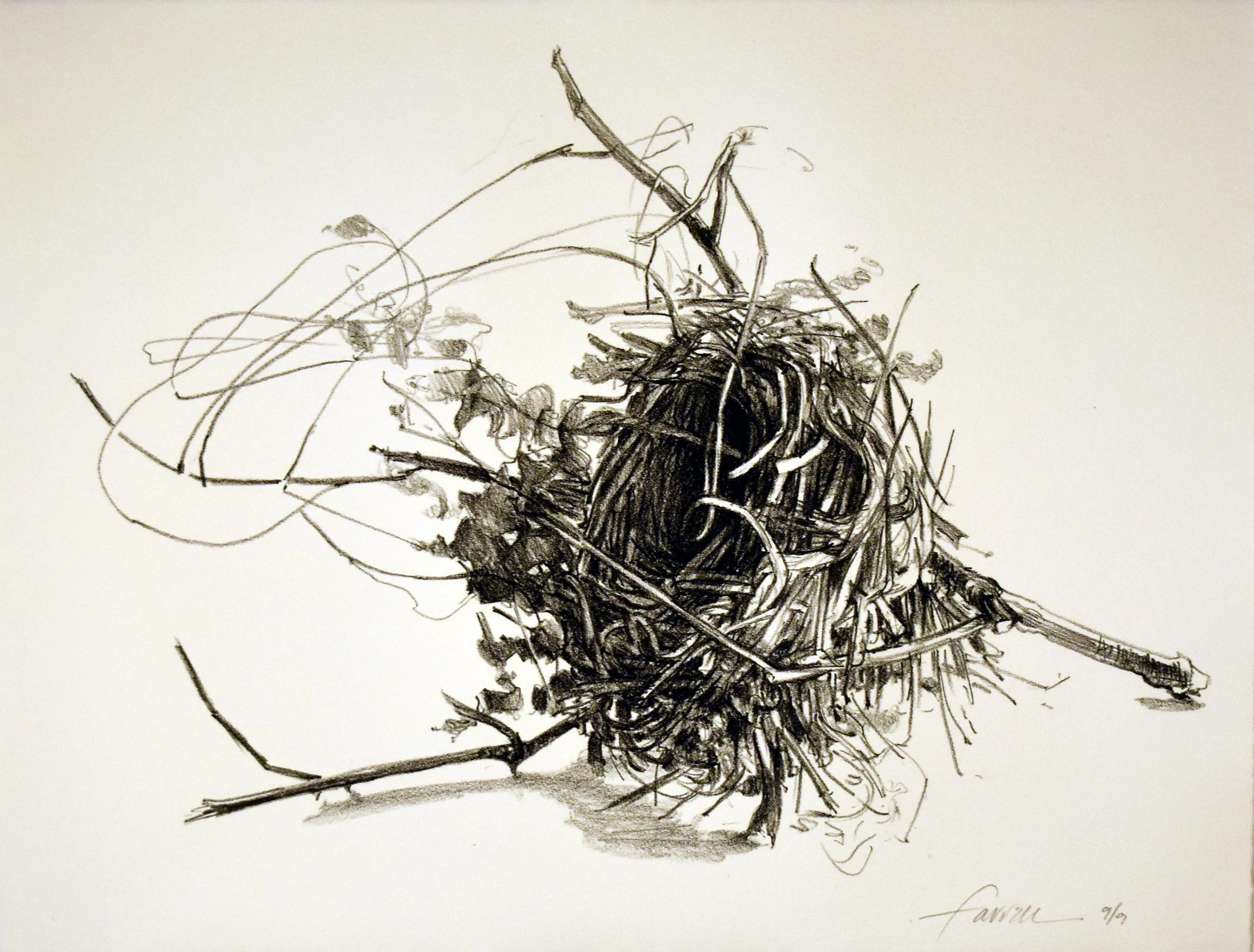 Angle Left, 
Lithograph, 11” x 14 ½”