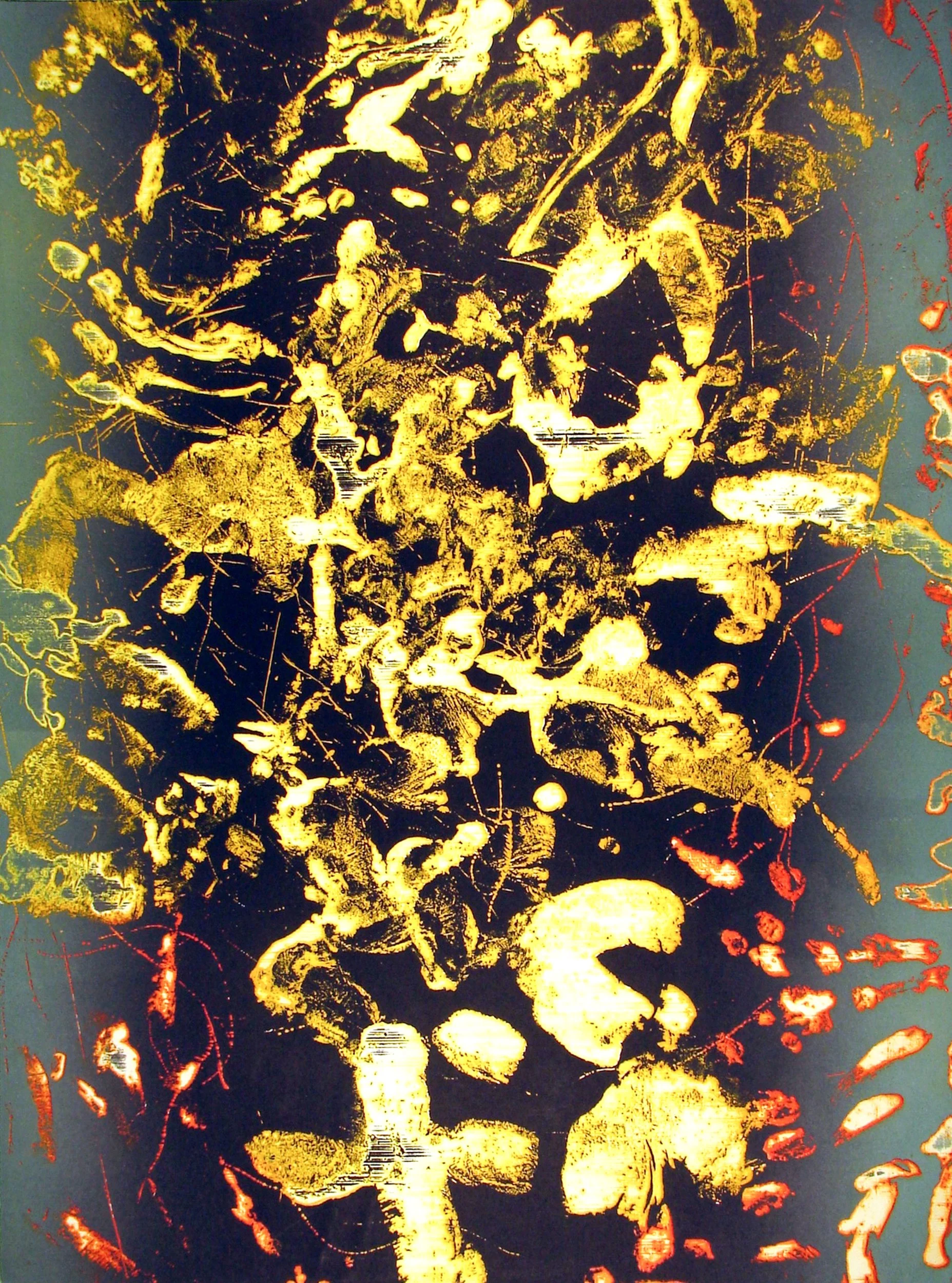 Migration, 
Etching, 24” x 18”, 2003