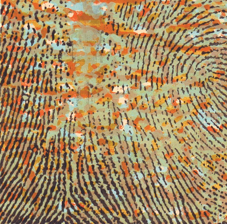 Traverse 9,
Copper and wood relief, 6” x 5 ½”, 2016