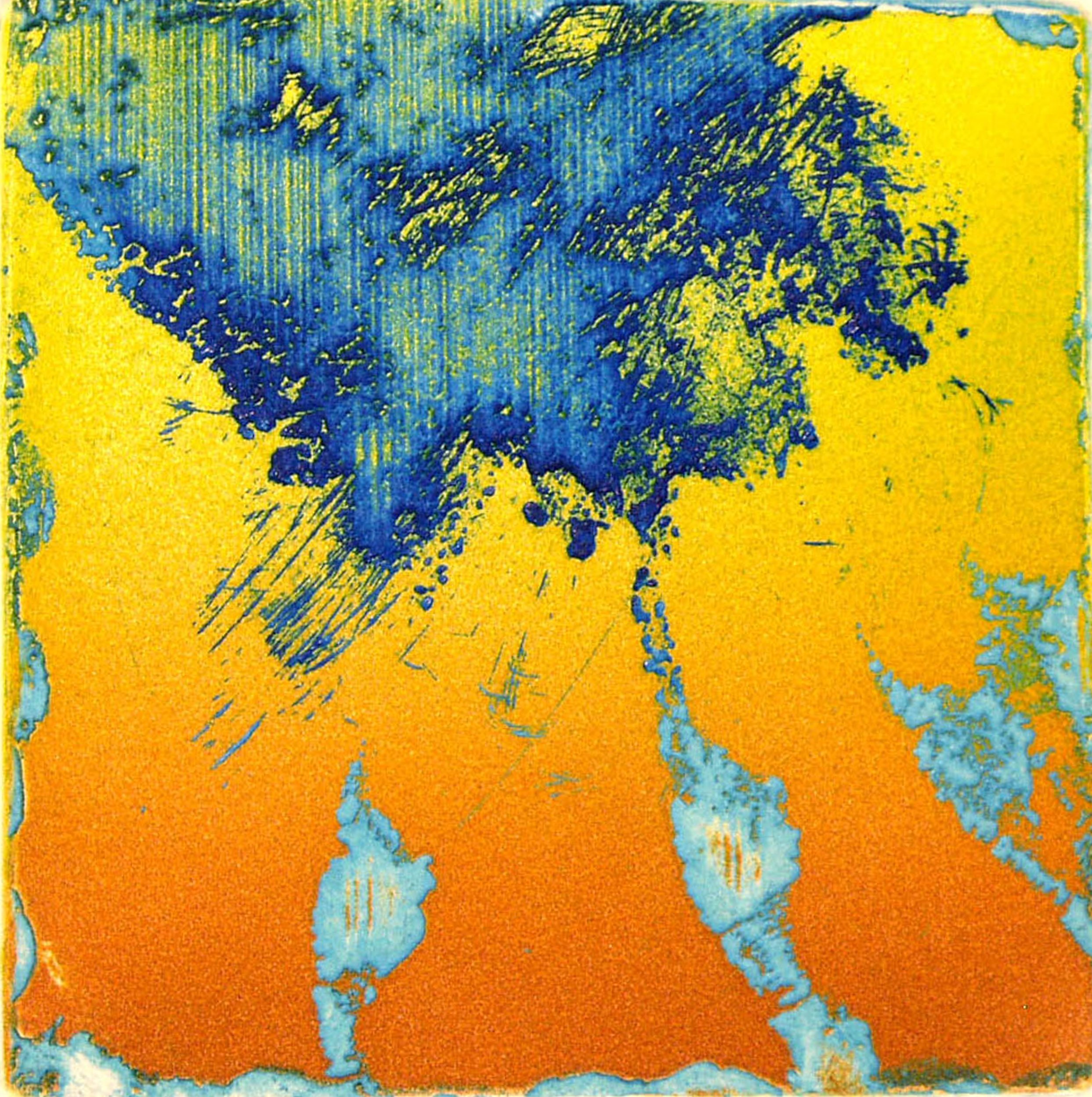 Fjords, 
Etching, 3” x 3”, 2003