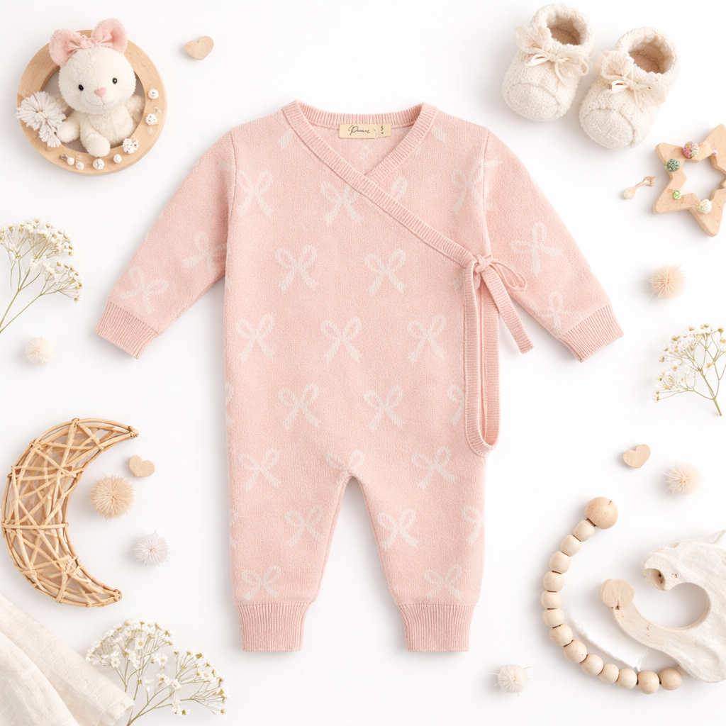 Babygrow (Pink Bow)