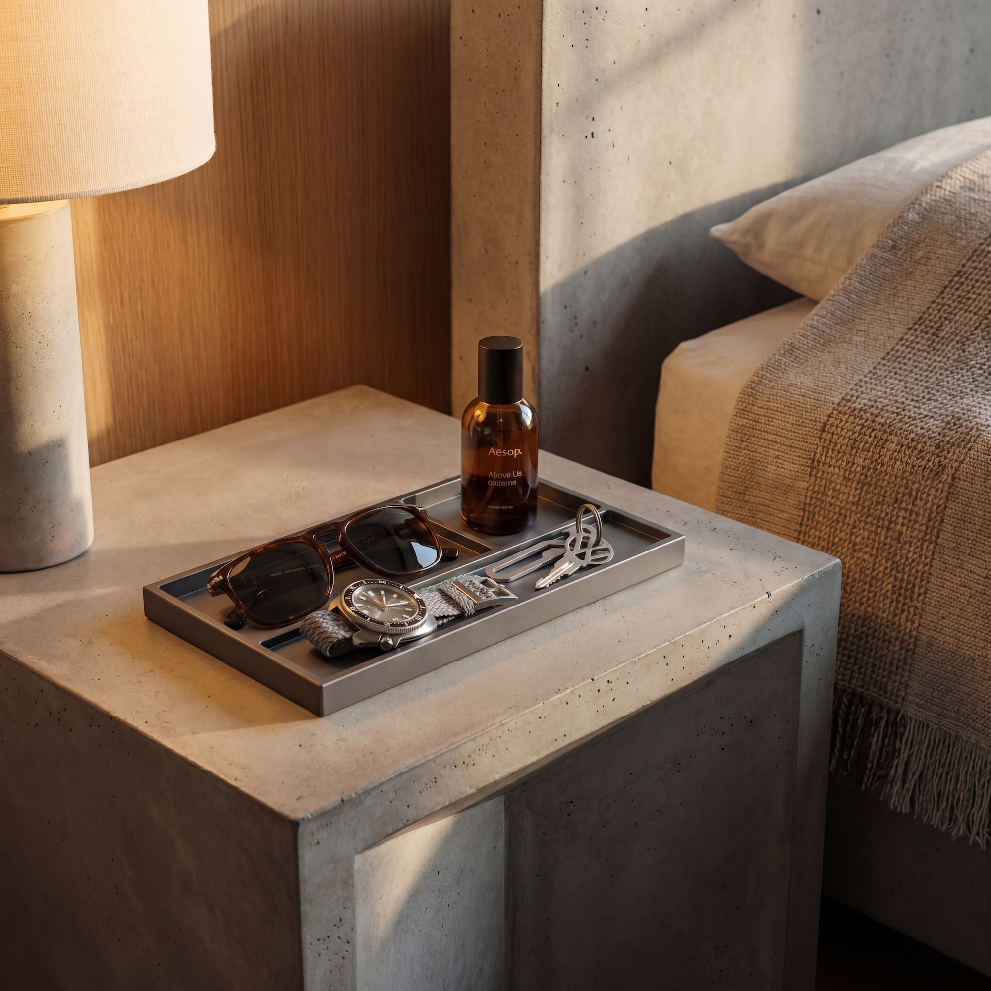Alumium Tray with accessories