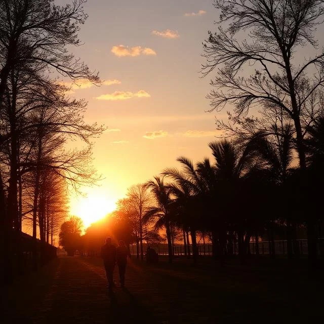 evening stroll