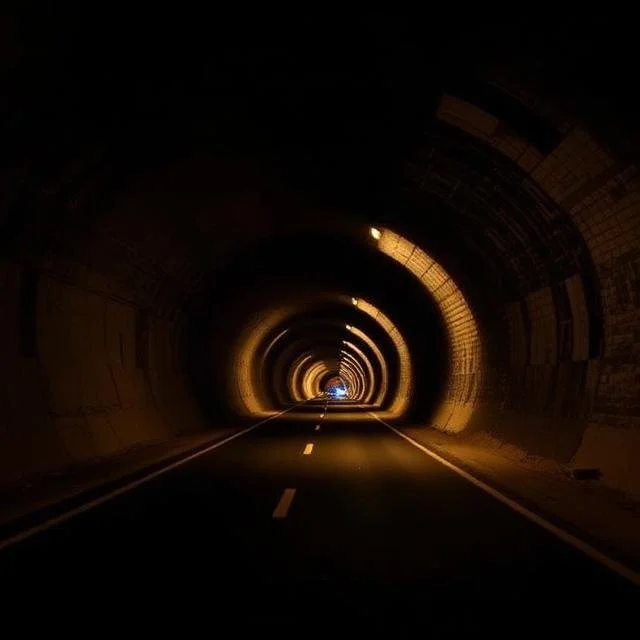 beginning of the tunnel