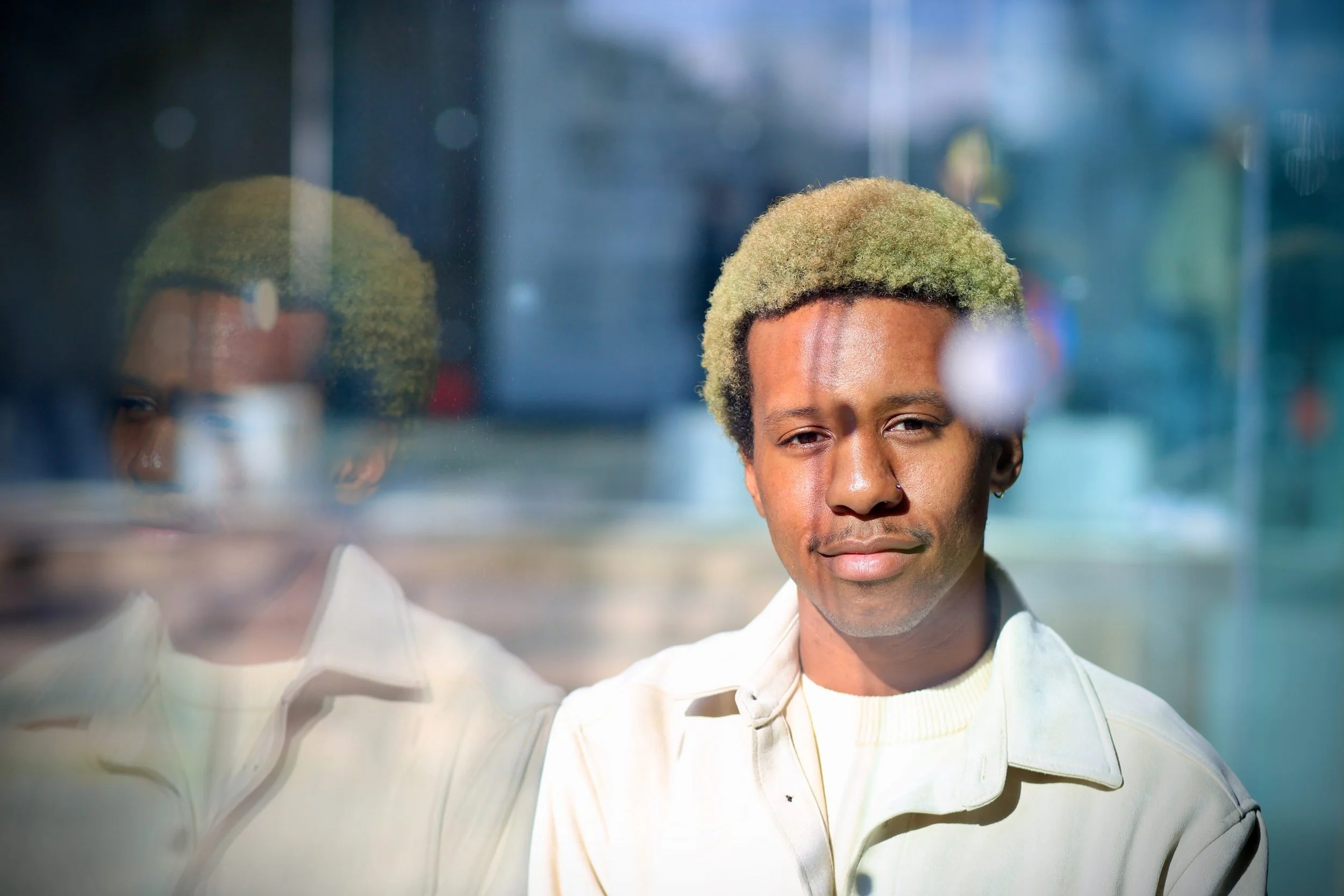 ARTIST MALCOLM PEACOCK WANTS A PRESENT IN WHICH BLACKNESS IS UNCONTESTED