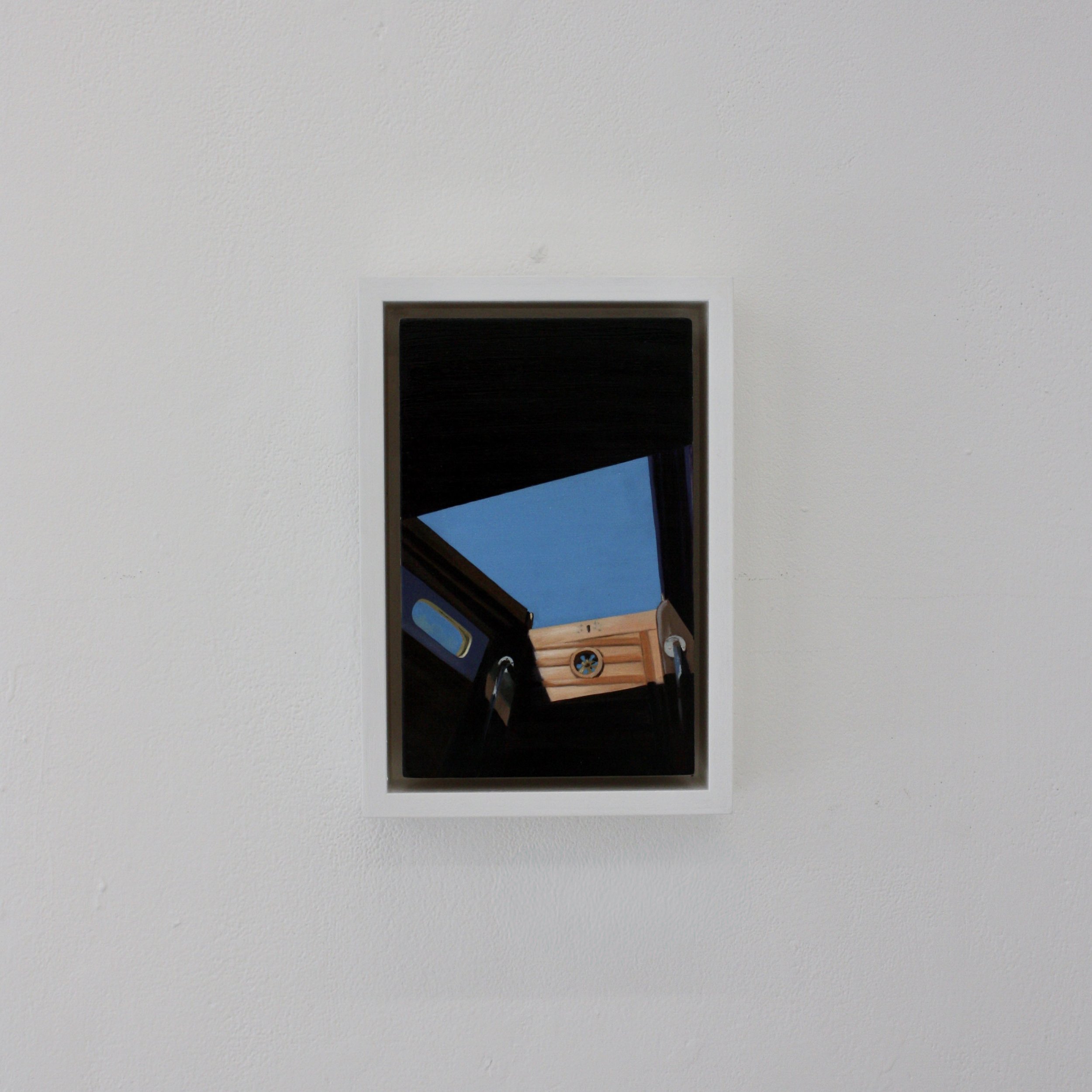 companionway, oil on panel