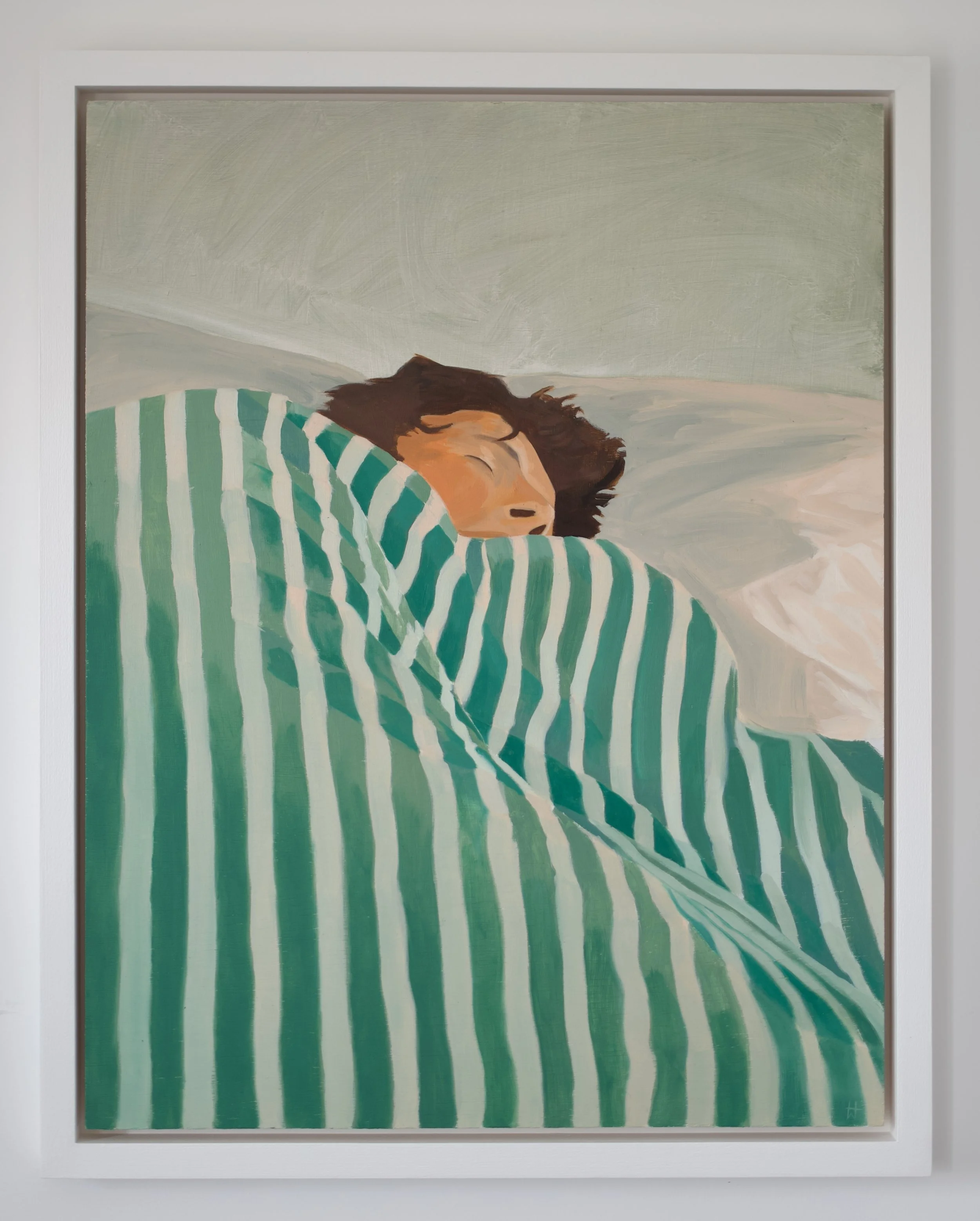 Five More Minutes, oil on panel