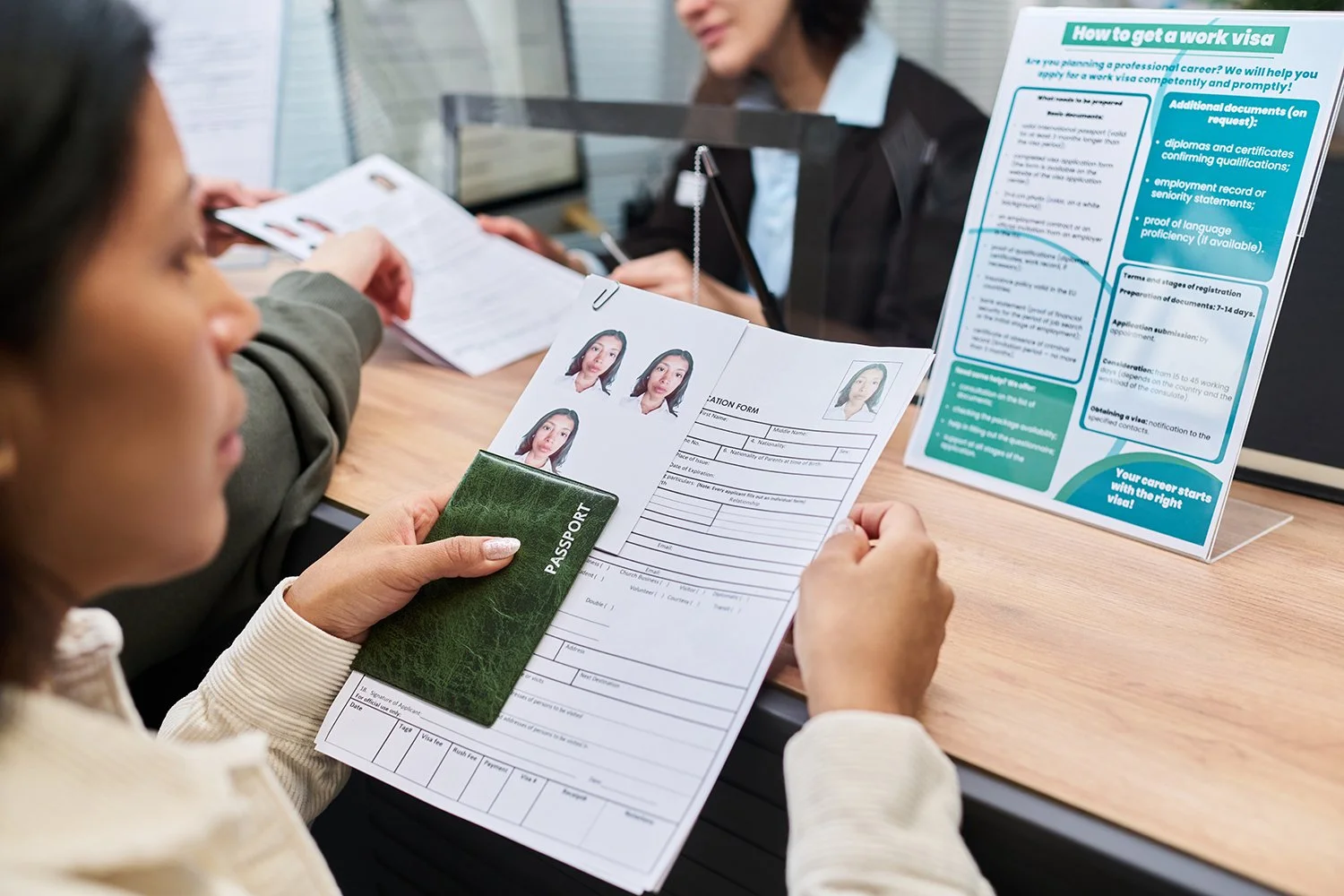 Green cards and passports