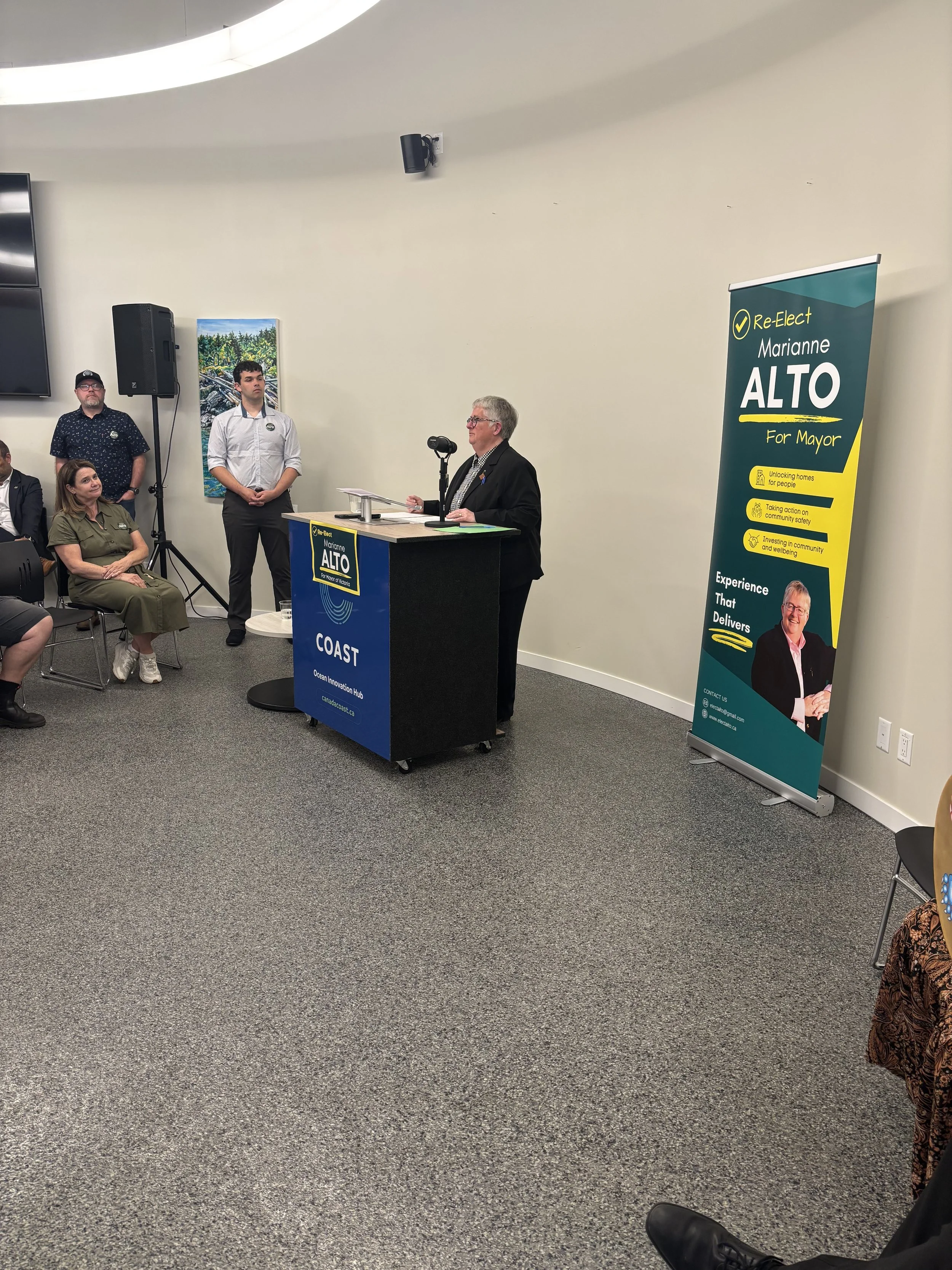 Marianne Alto launches re-election campaign for Victoria Mayor