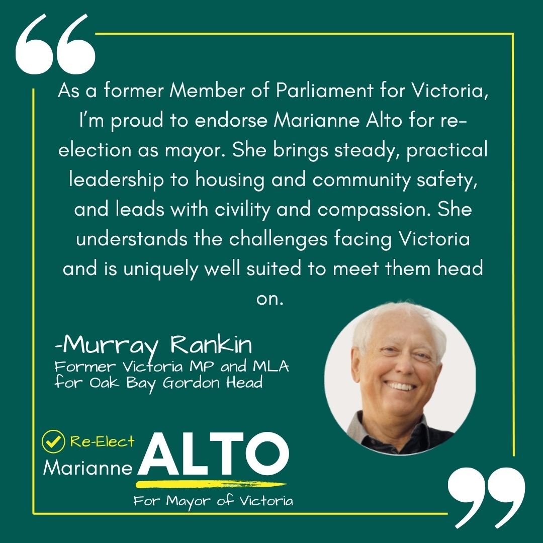 Endorsement quote from Murray Rankin