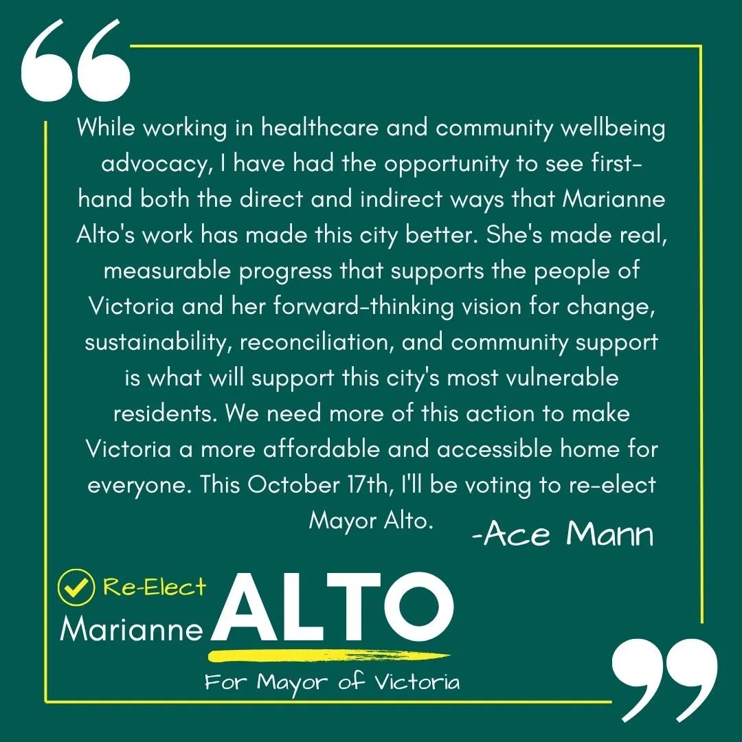 Endorsement quote from Ace Mann