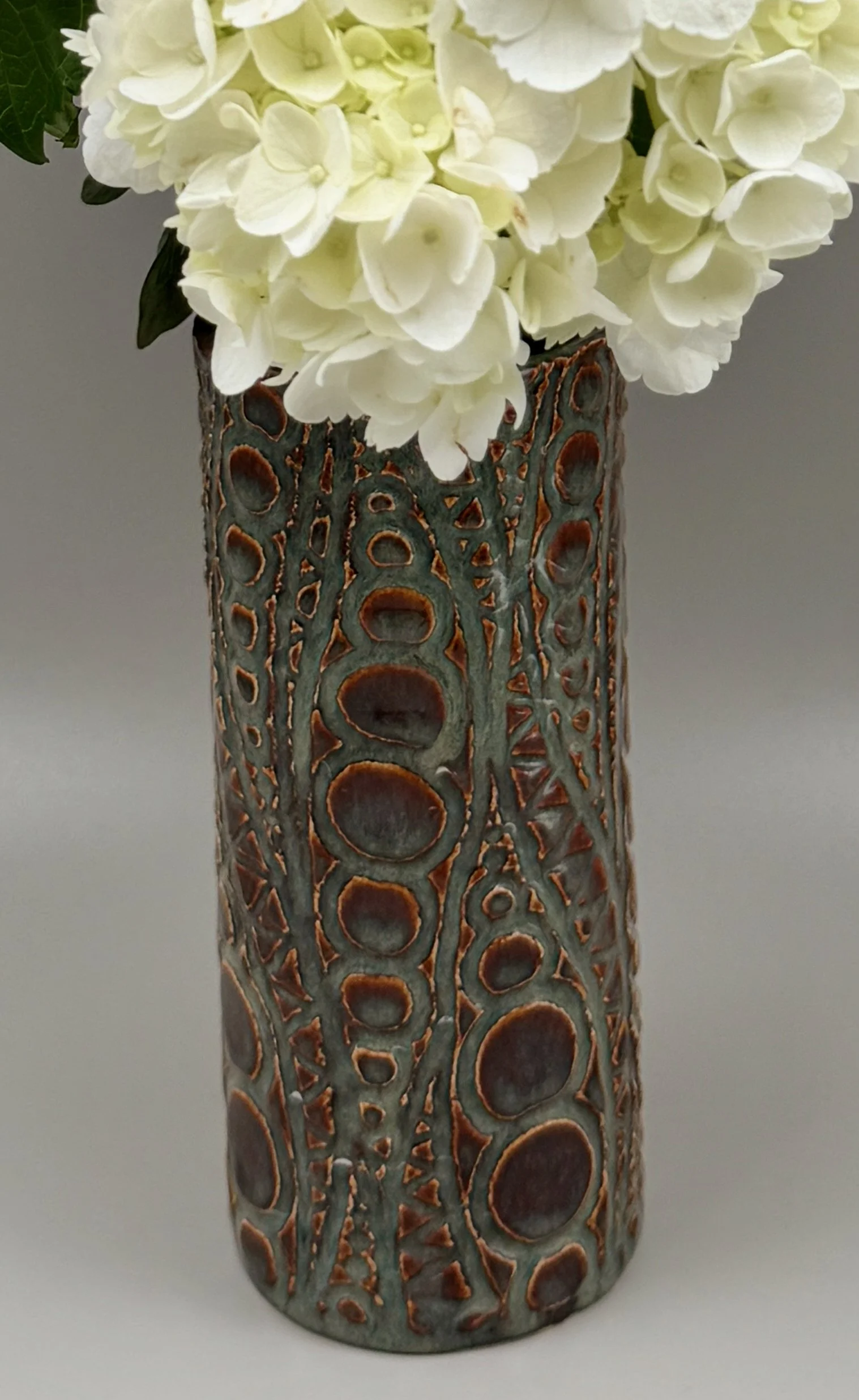 Mod Circles Vase 2.5"W x 6.5"H