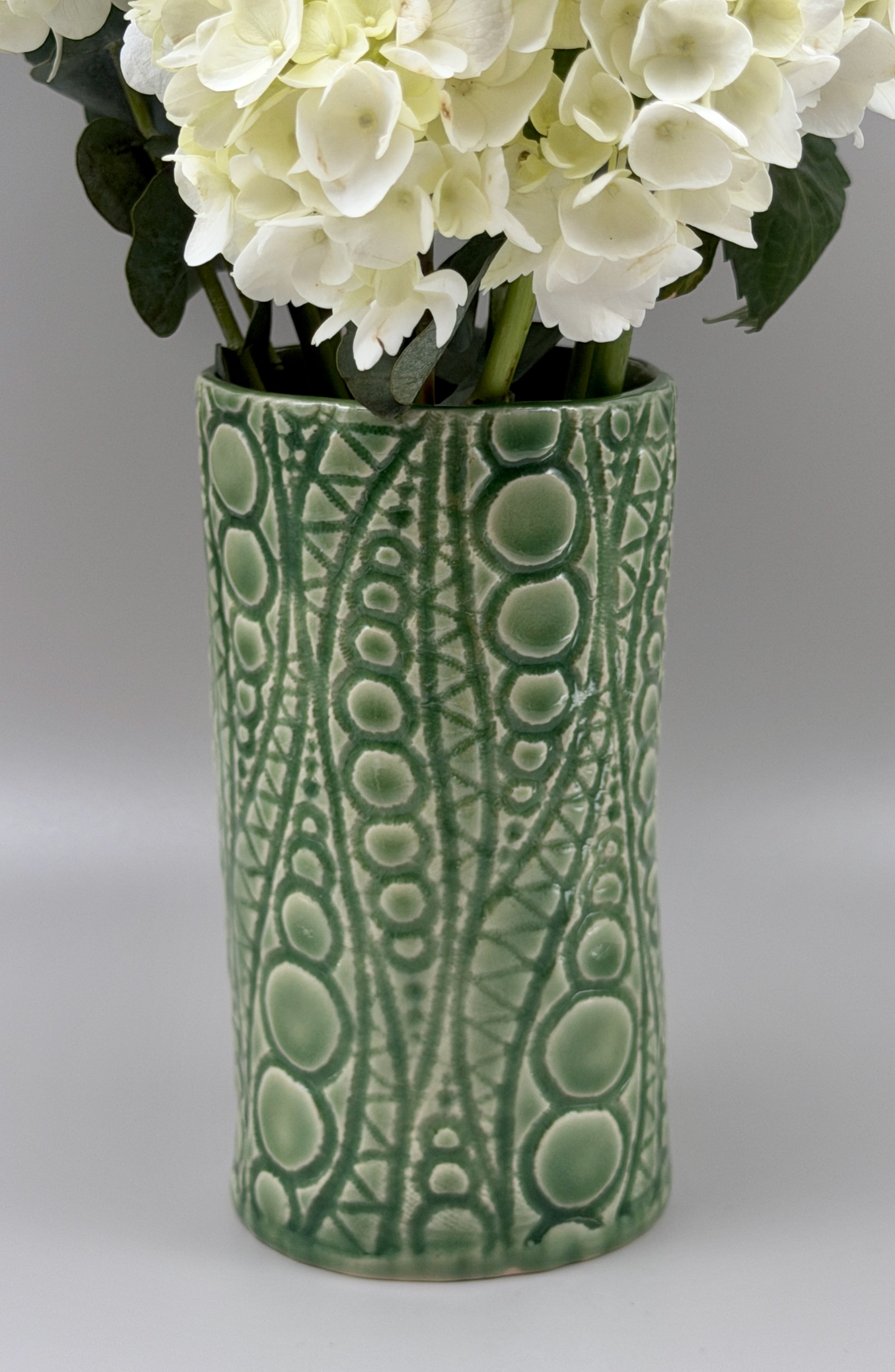 Mod Circles Vase 3.25"W x 7"H