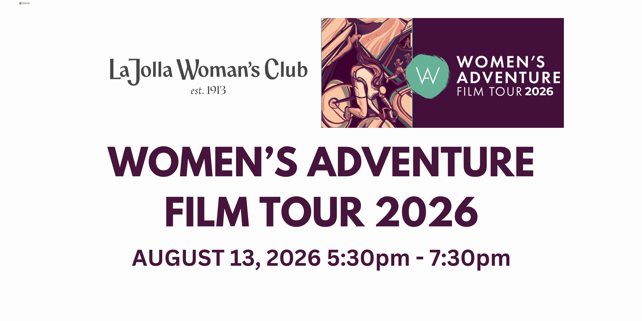Woman's Adventure Film Tour 2026
