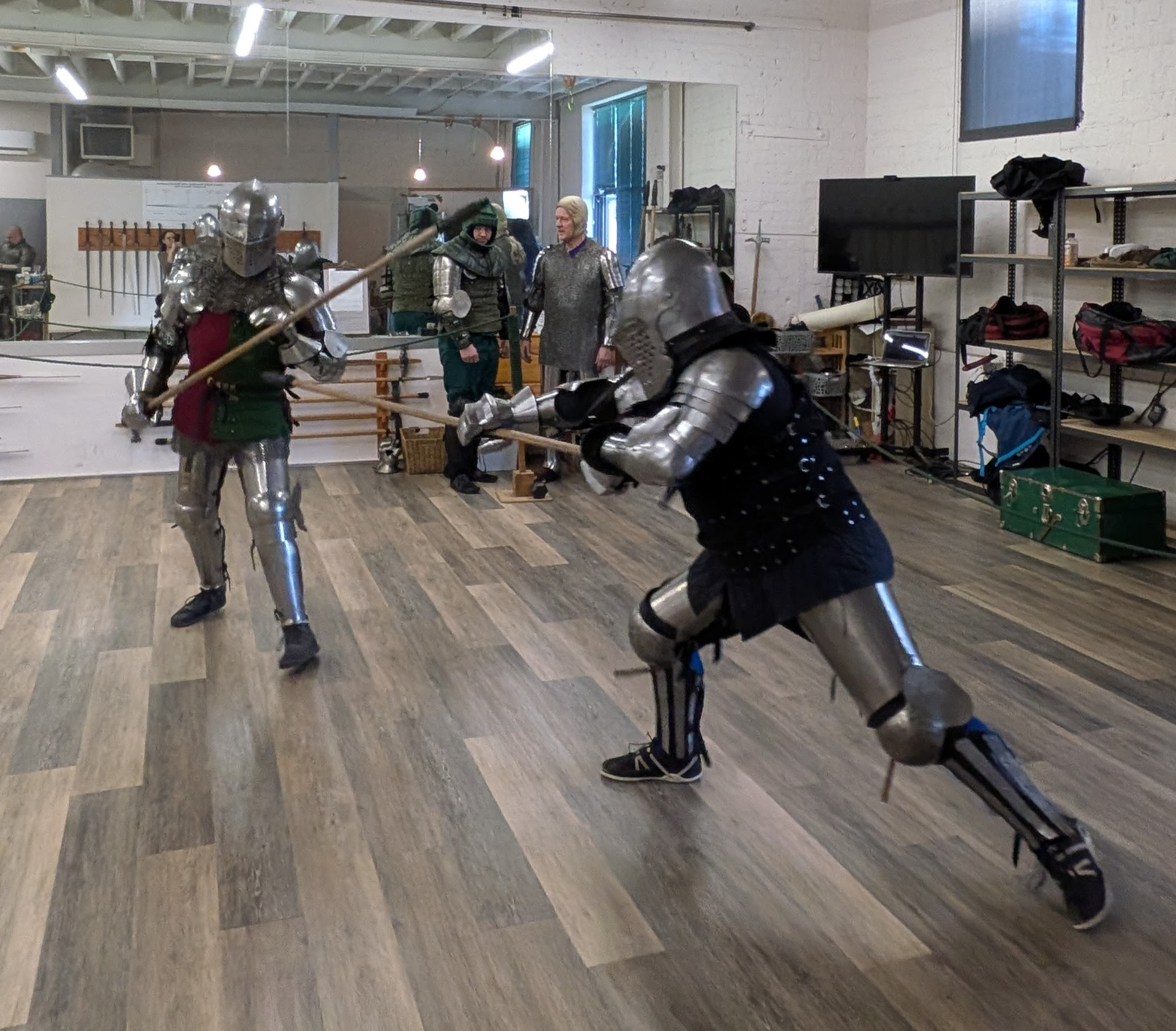 Ryan Sherman & Mathuring Figg Armoured SPear Fight Night.webp
