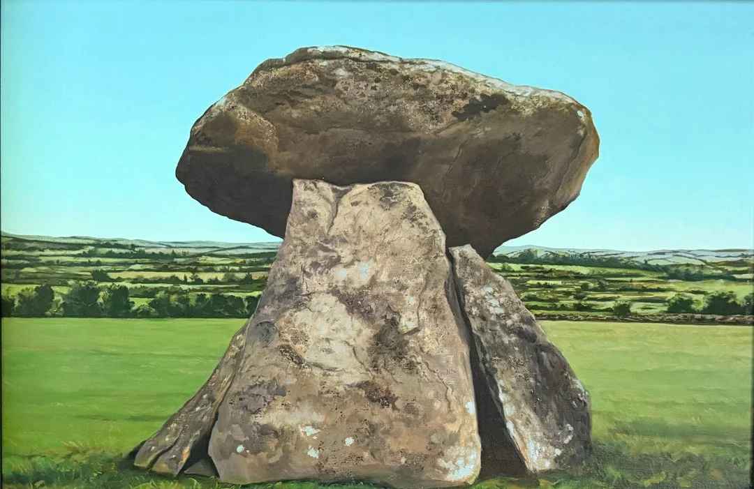 Dolmen:Ireland – 24 x 30. Oil/Panel. AV