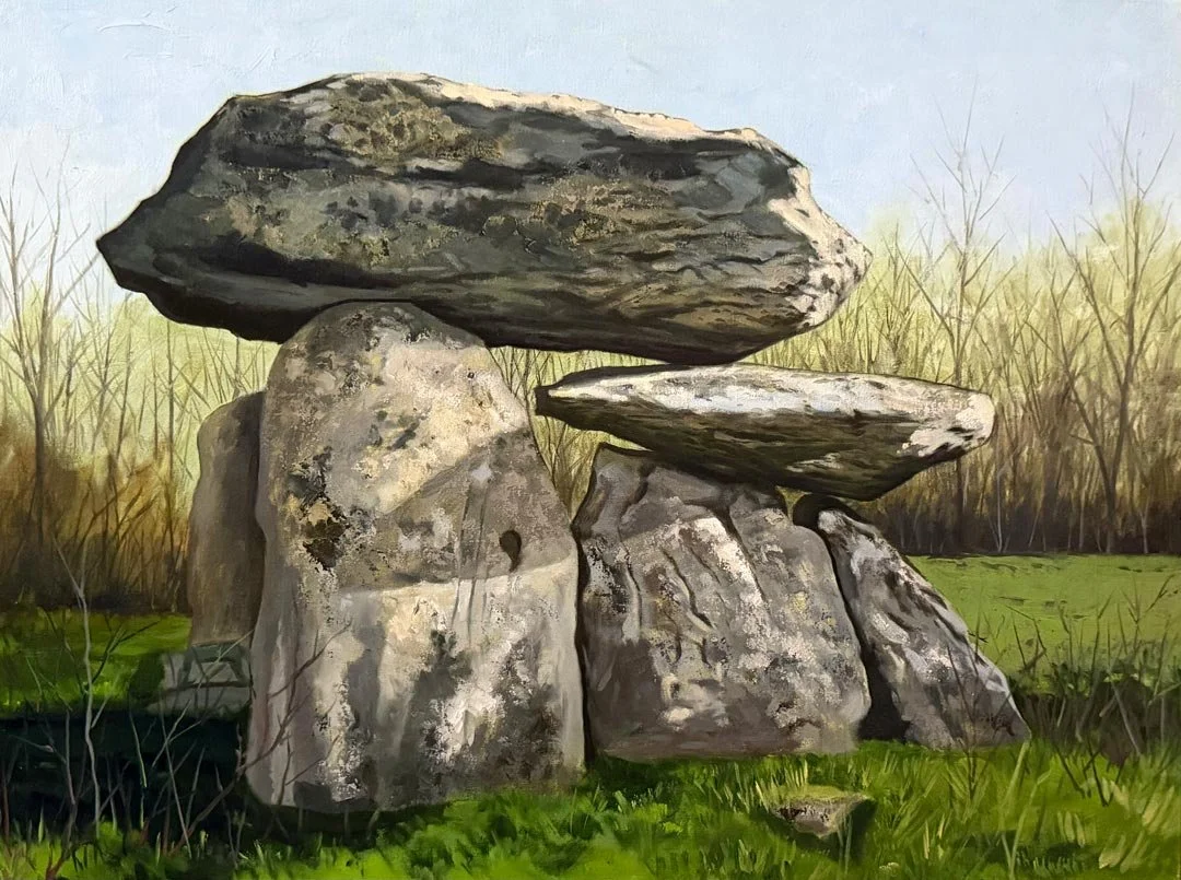 Portal Tomb:Ireland – 16 x 24. Oil/Canvas. AV